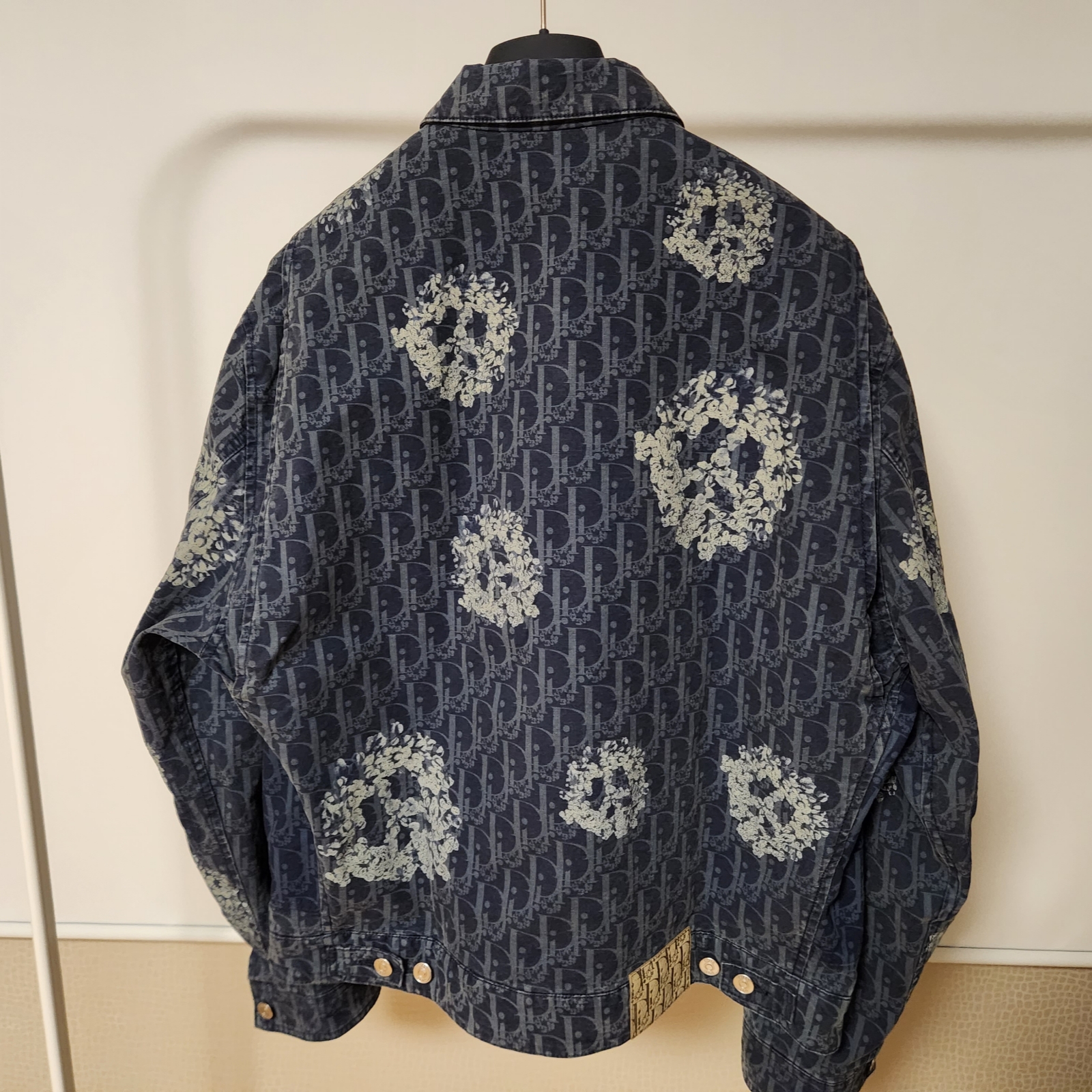 Dior x Denim Tears Dior Tears Zipped Blouson Blue Cotton Denim 착용 스타일 - 2