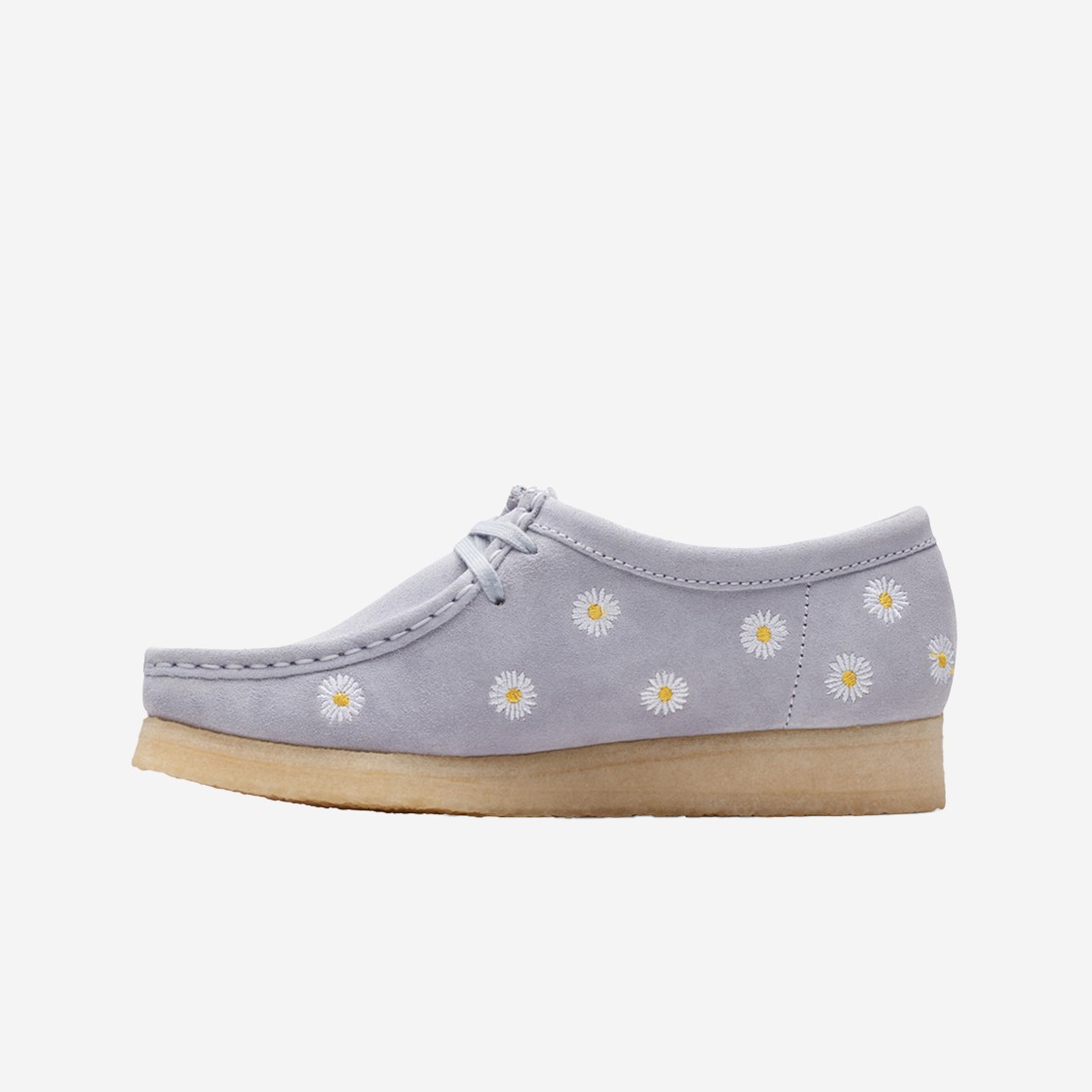 Clarks Women Wallabee Daisy Cloud Grey Emb 상세 이미지 3