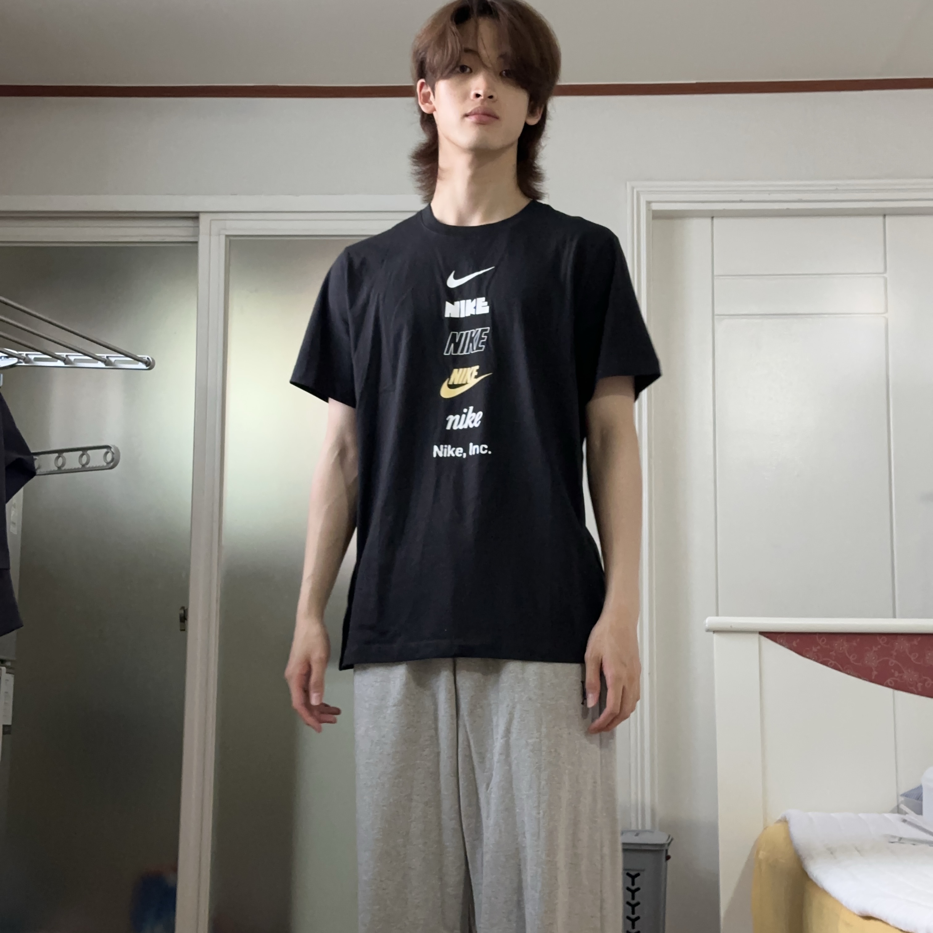 Nike NSW Club Logo T-Shirt Black - Asia 착용 스타일 - 2