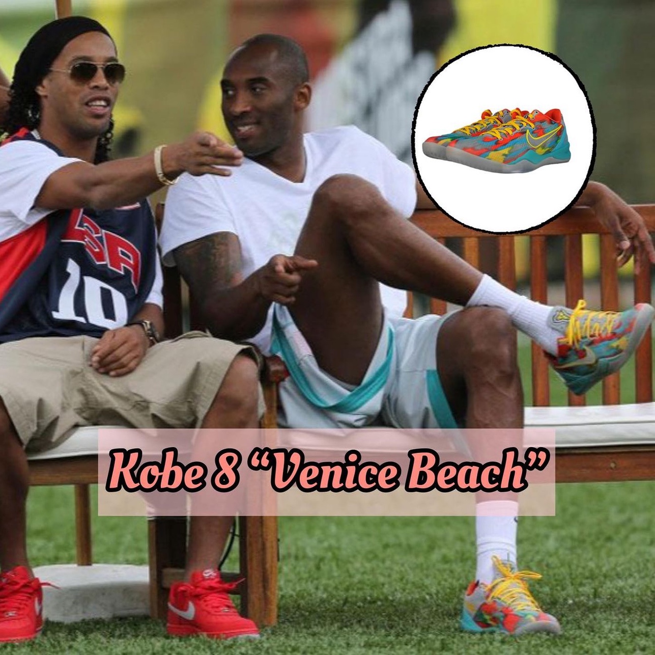 Nike Kobe 8 Protro Venice Beach 착용 스타일 - 1
