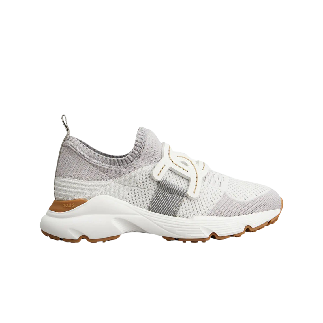XXW54C0EM60Q6LFJWE (W) Tod's High Tech Fabric Sneakers Grey Brown