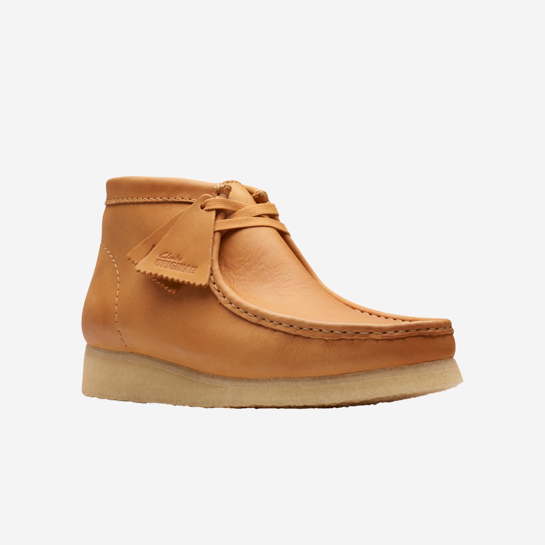 Clarks Wallabee Boot Leather Mid Tan 상세 이미지 2