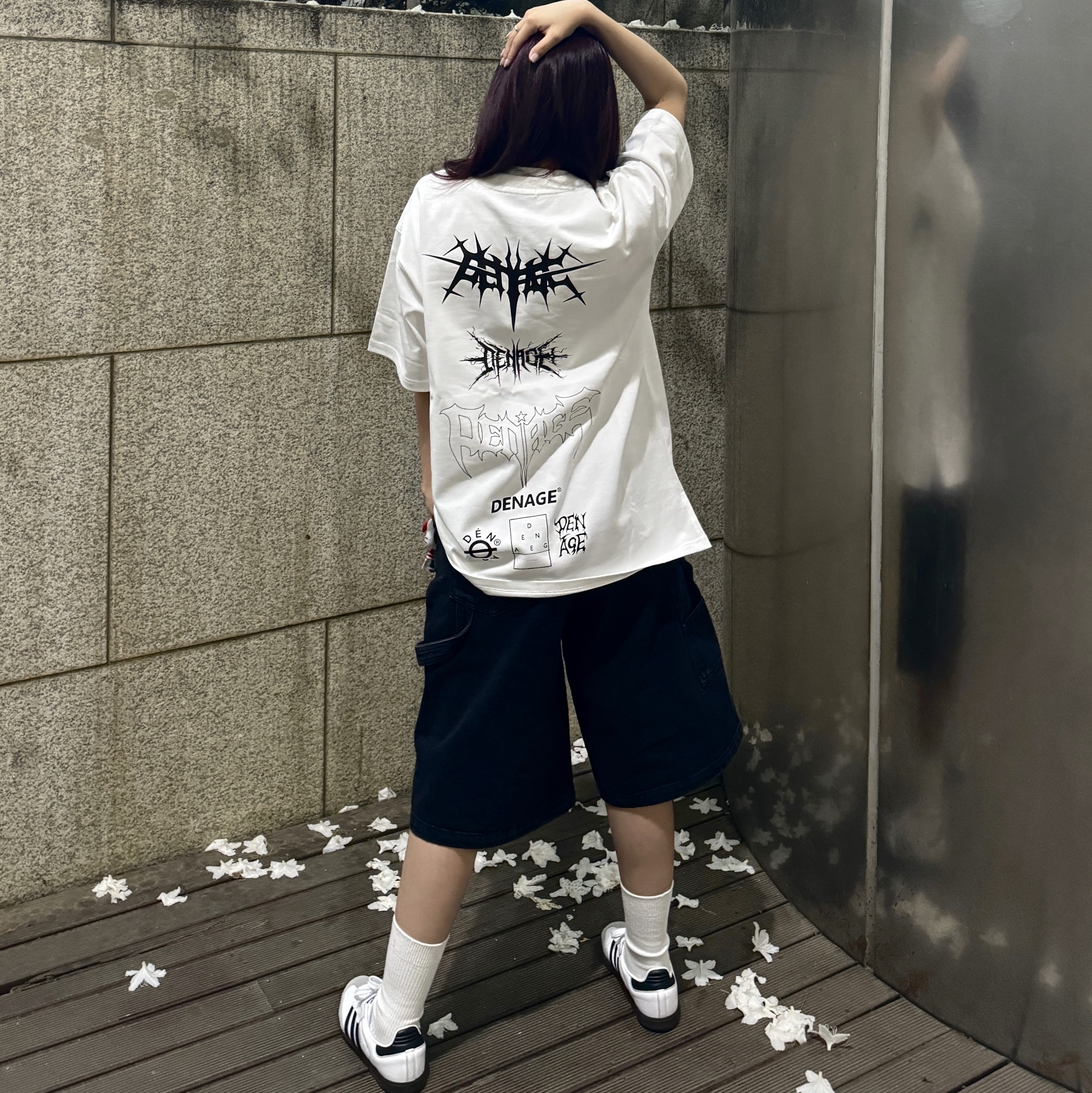 Adidas Samba OG Cloud White 착용 스타일 - 3