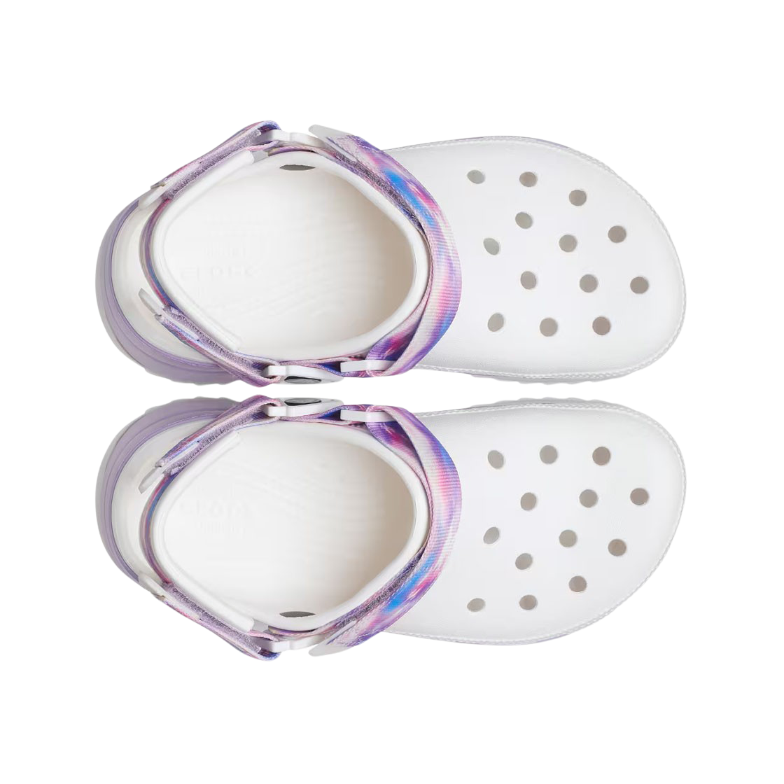 크록스 클래식 하이커 드림 클로그 화이트 퍼플(Crocs Classic Hiker Dream Clog White Purple) - 2