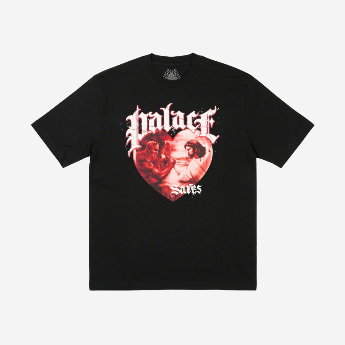 Palace Save Thyself T-Shirt Black - 24SS 상세 이미지 1