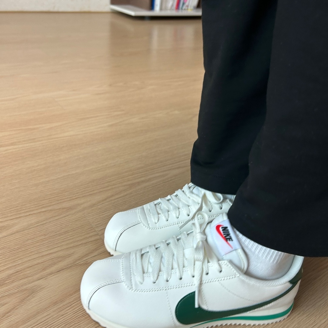 (W) Nike Cortez Gorge Green and Malachite 착용 스타일