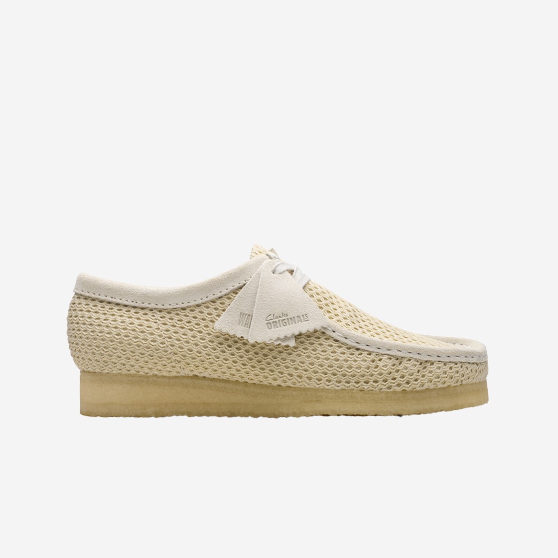 Clarks Wallabee Mesh Off White 상세 이미지 1