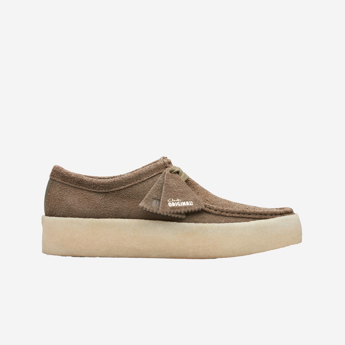 Clarks Wallabee Cup Suede Pale Khaki 상세 이미지 1