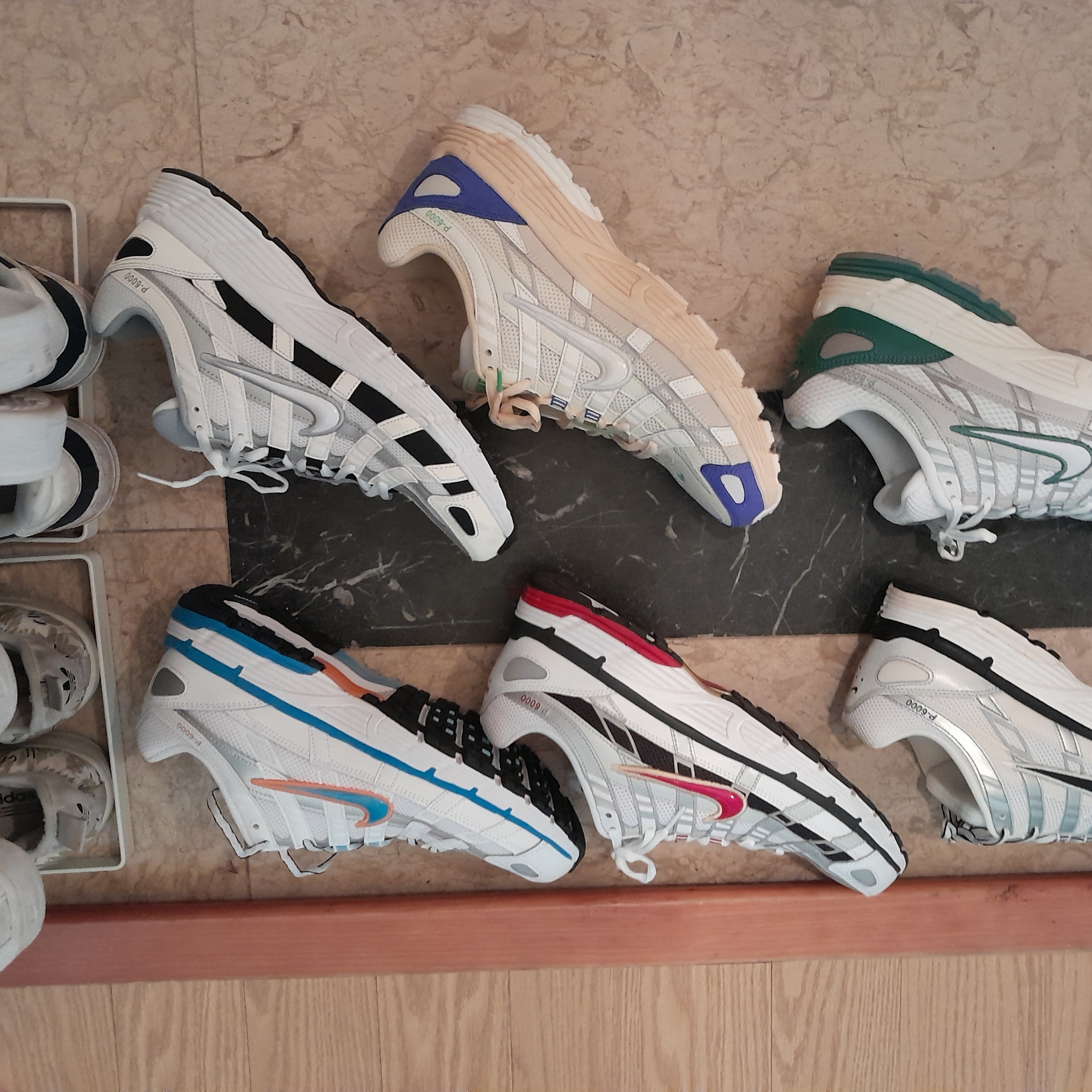 (W) Nike P-6000 Laser Blue 착용 스타일 - 4
