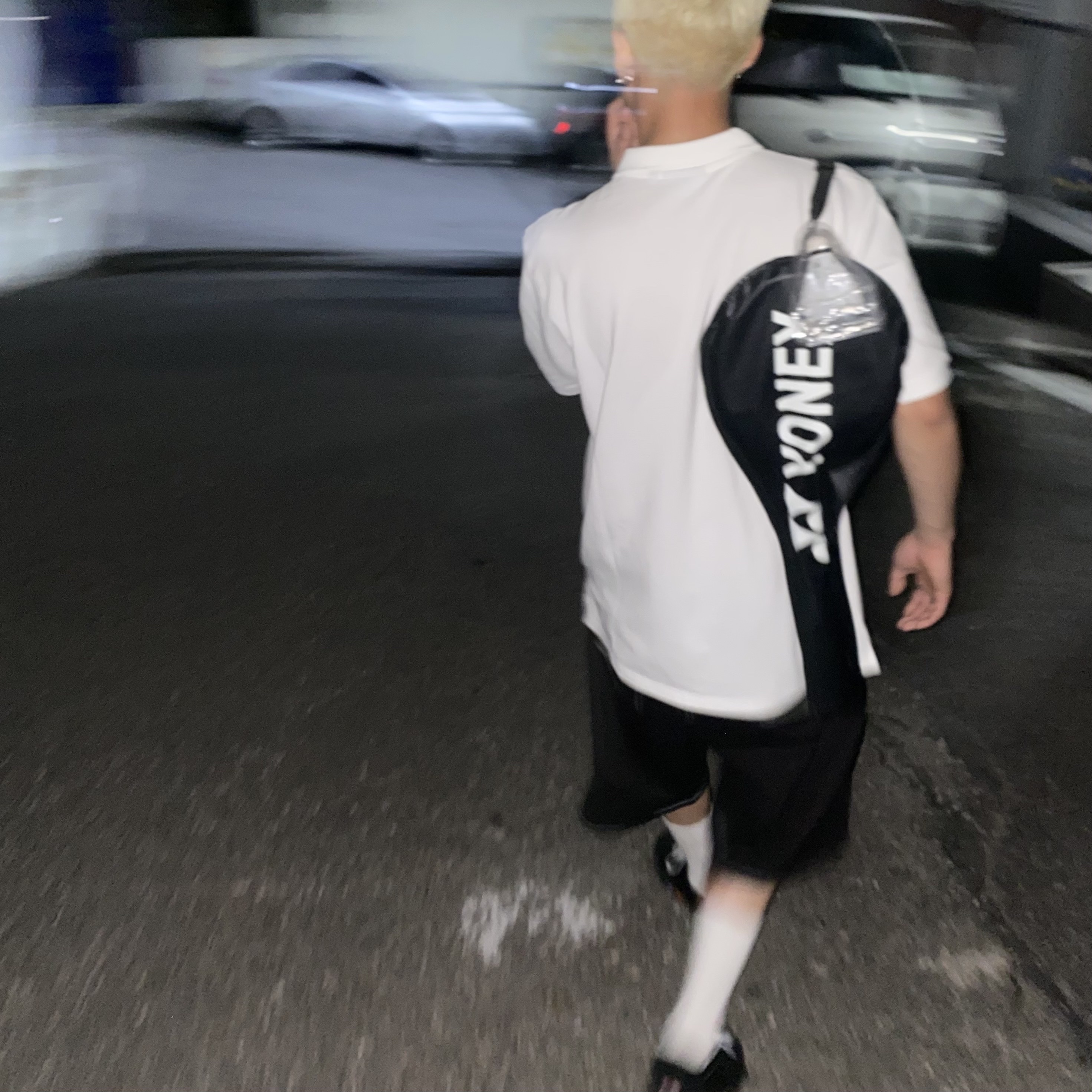 Carhartt WIP S/S Chase Pique Polo White Gold 착용 스타일 - 3