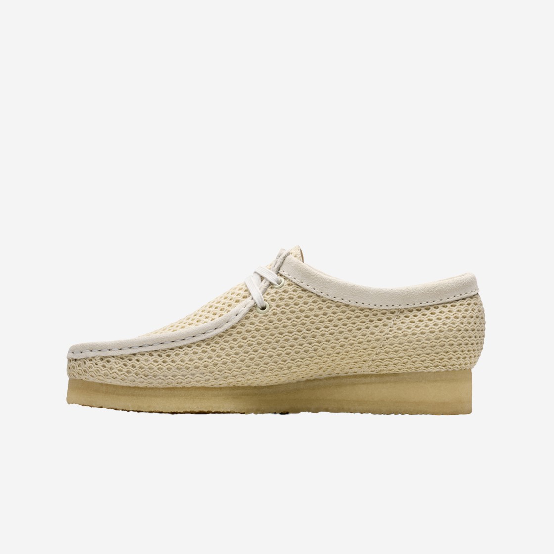 Clarks Wallabee Mesh Off White 상세 이미지 3