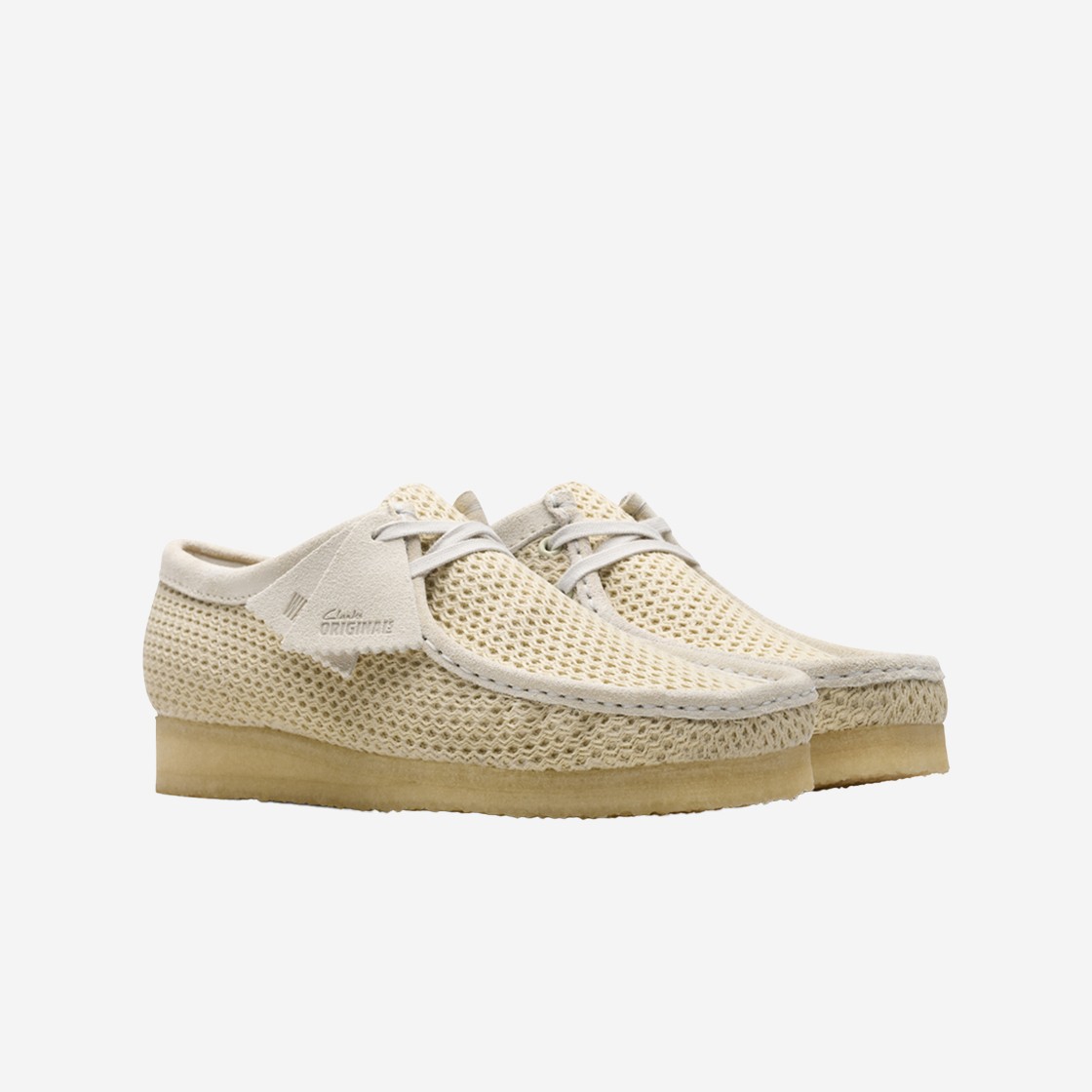 Clarks Wallabee Mesh Off White 상세 이미지 2