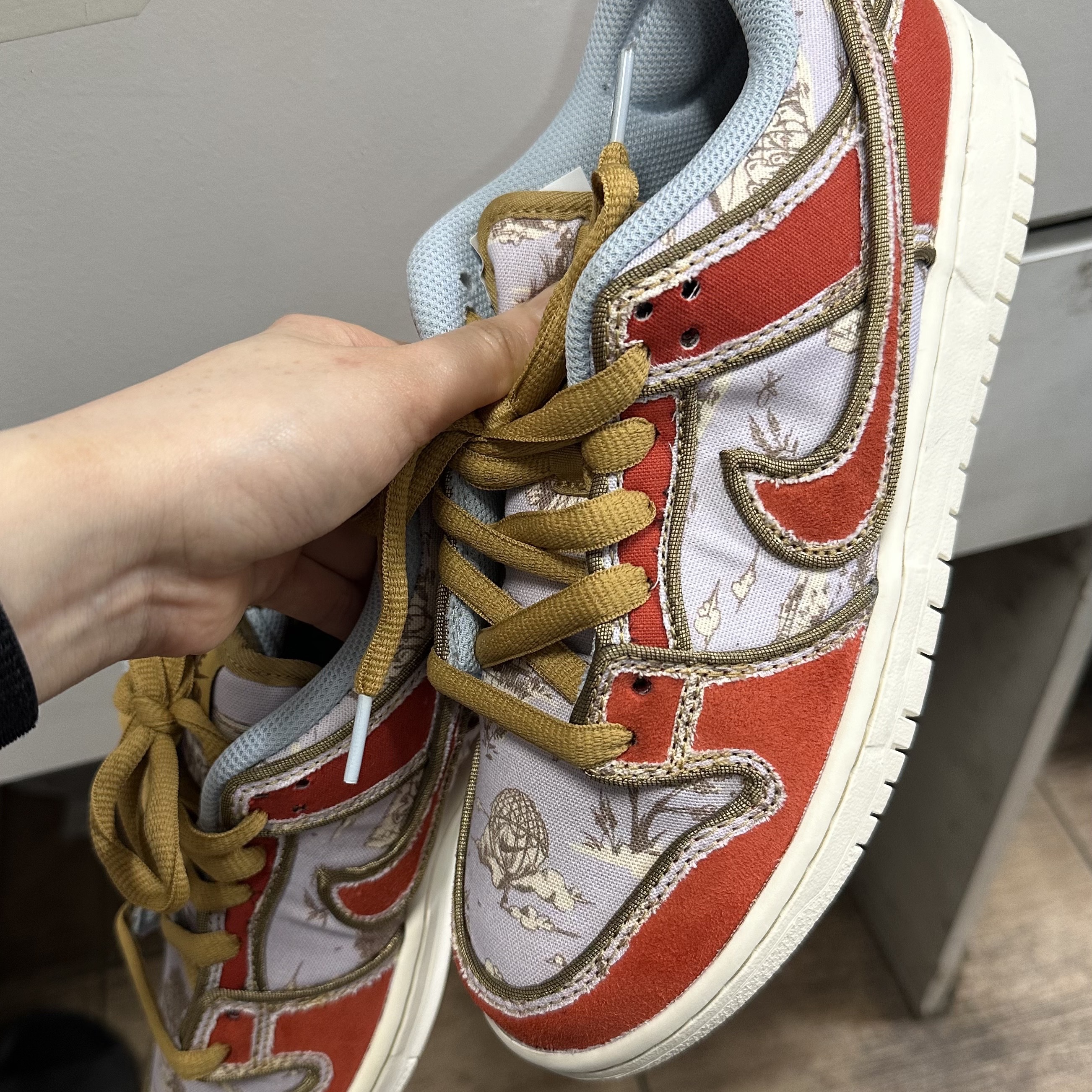 Nike SB Dunk Low Pro Premium Toile 착용 스타일 - 3