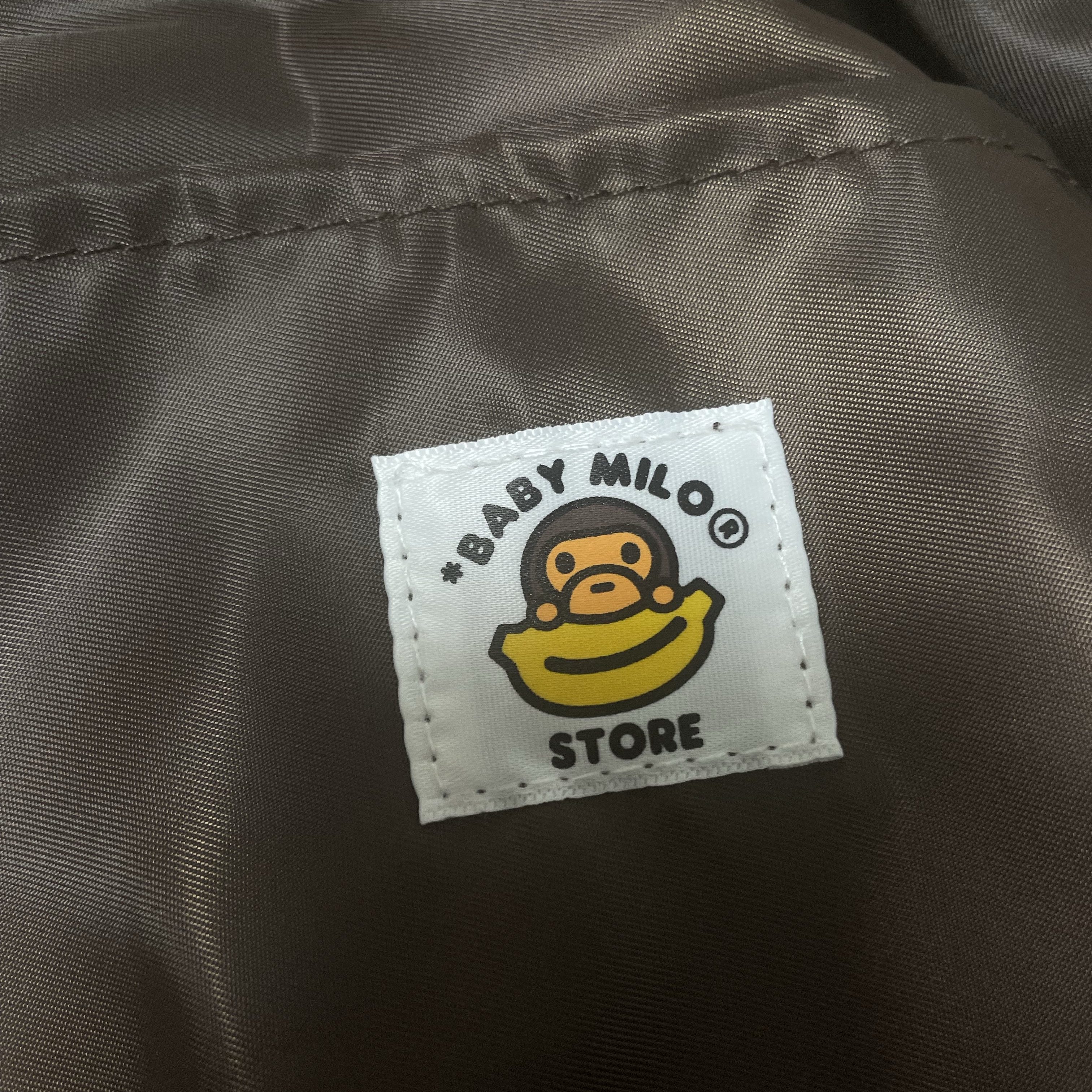 BAPE Baby Milo Fur Backpack Brown 착용 스타일