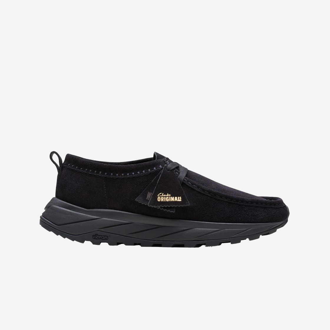 Clarks Wallabee Eden Low Suede Black 상세 이미지 1