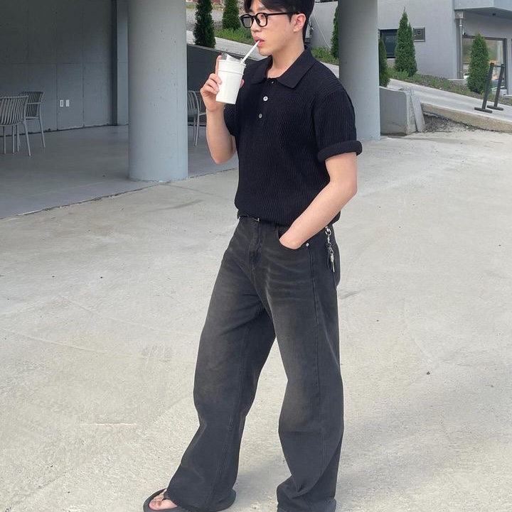 반스 어센틱 레드 착용 스타일 - 2