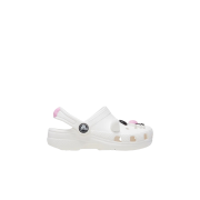 (TD) Crocs Classic I Am Cat Clog White Pink Tweed