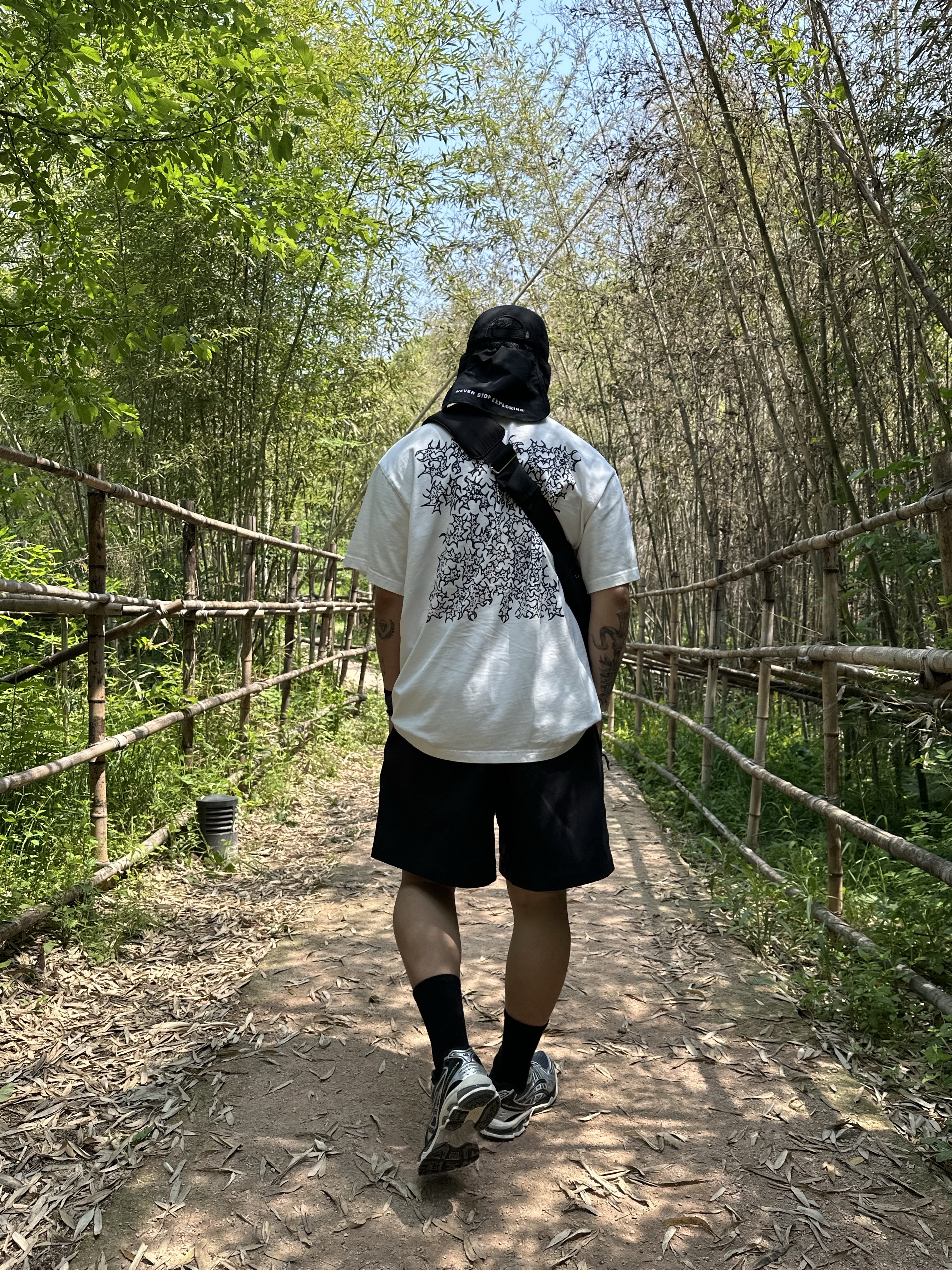 Asics Unlimited Gel-Kayano 14 Carrier Grey Black, Nike ACG Hiking Shorts Black - Asia 착용 스타일 - 5