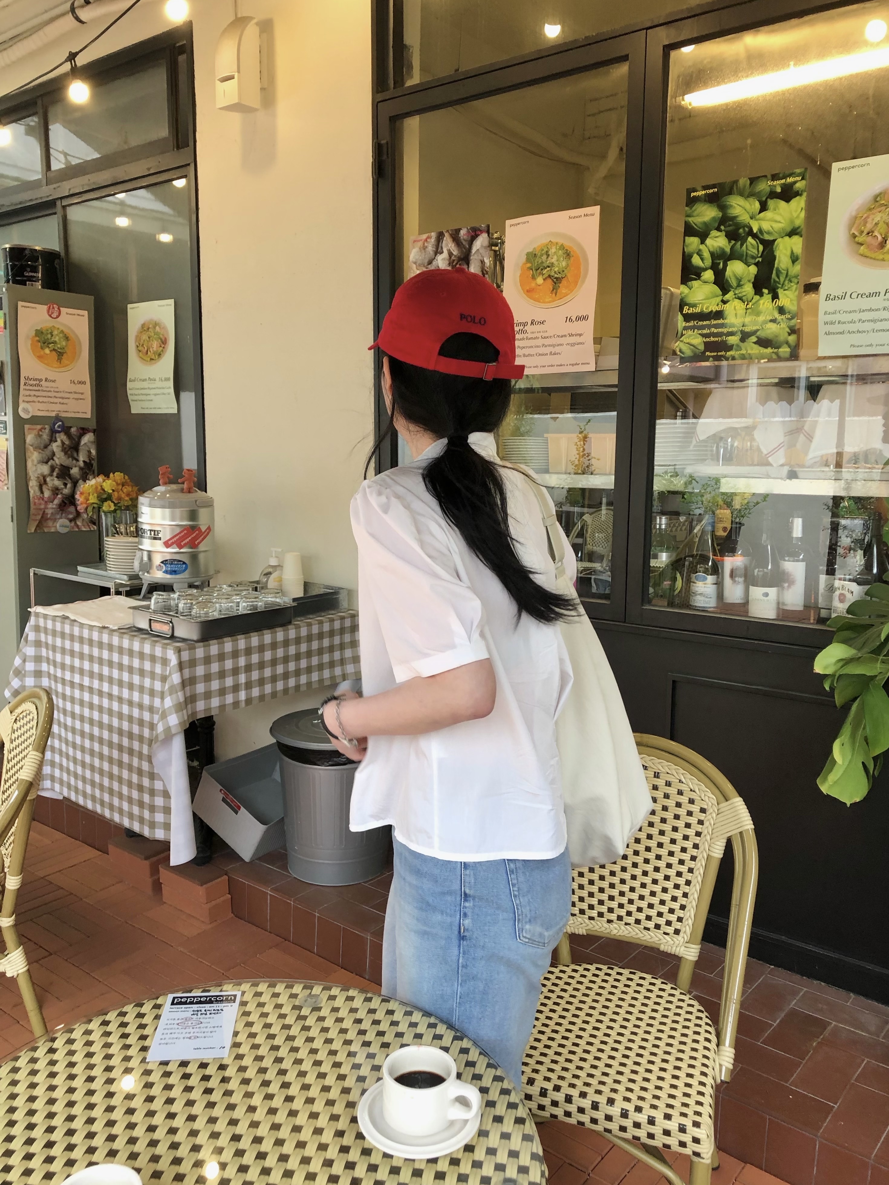 [30%적립] Polo Ralph Lauren Cotton Chino Ball Cap Red 착용 스타일 - 5