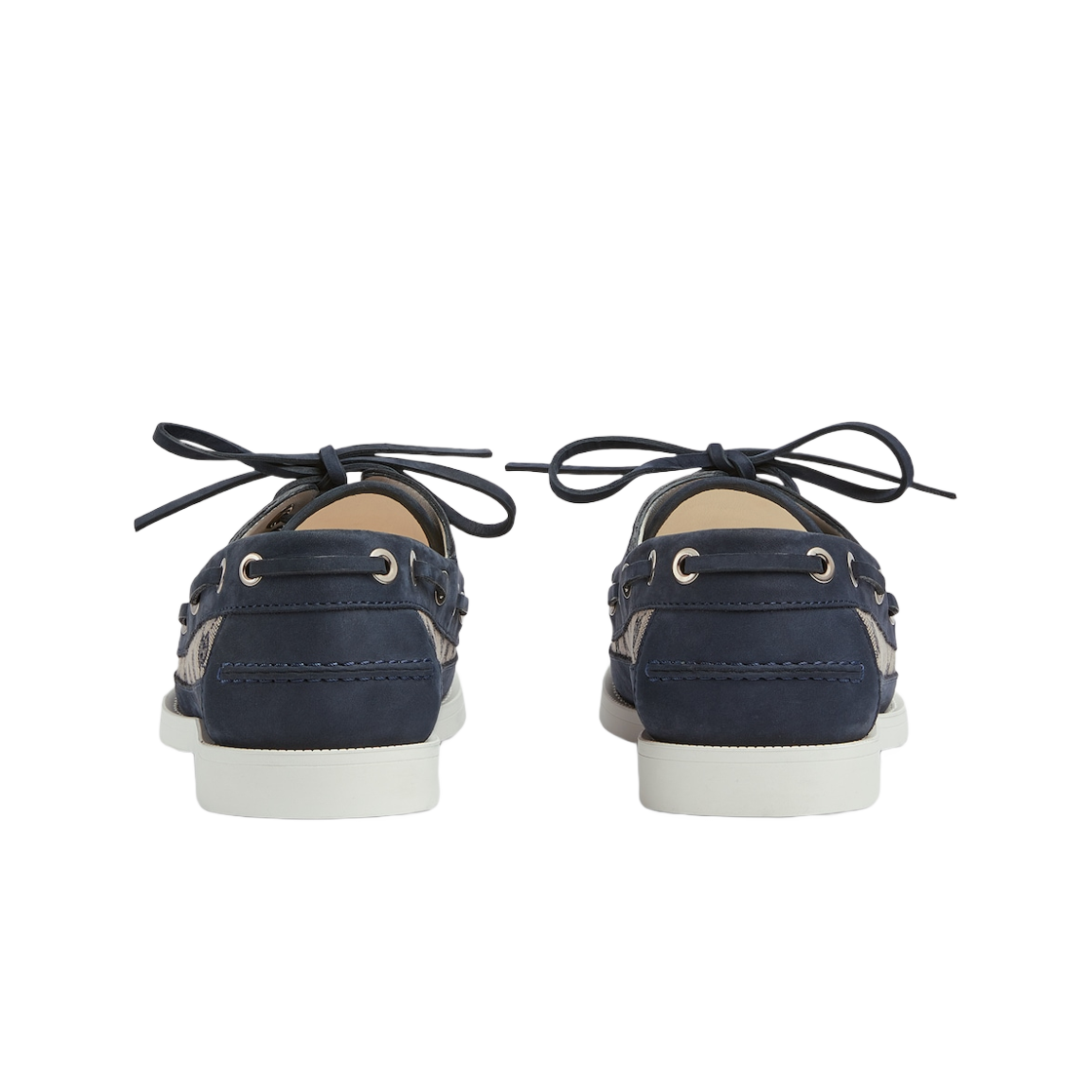 Gucci Original GG Lace-Up Loafer Beige Blue Original GG Canvas 상세 이미지 3