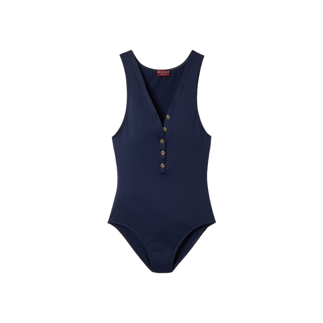 (W) Gucci Sparkling Jersey Swimsuit Dark Blue Sparkling Jersey 상세 이미지 1