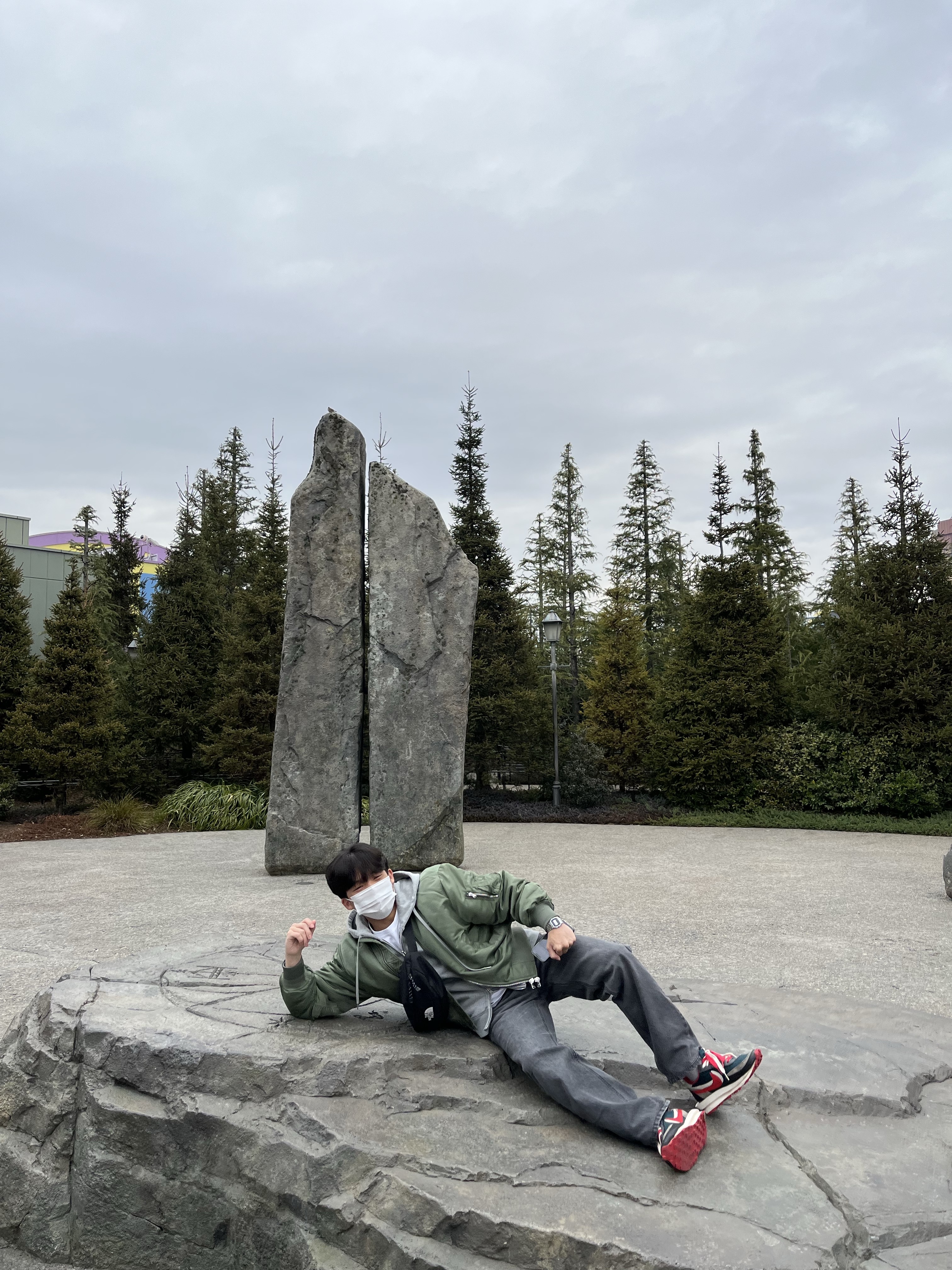 Nike x Sacai x Undercover LDWaffle Midnight Spruce University Red 착용 스타일 - 1