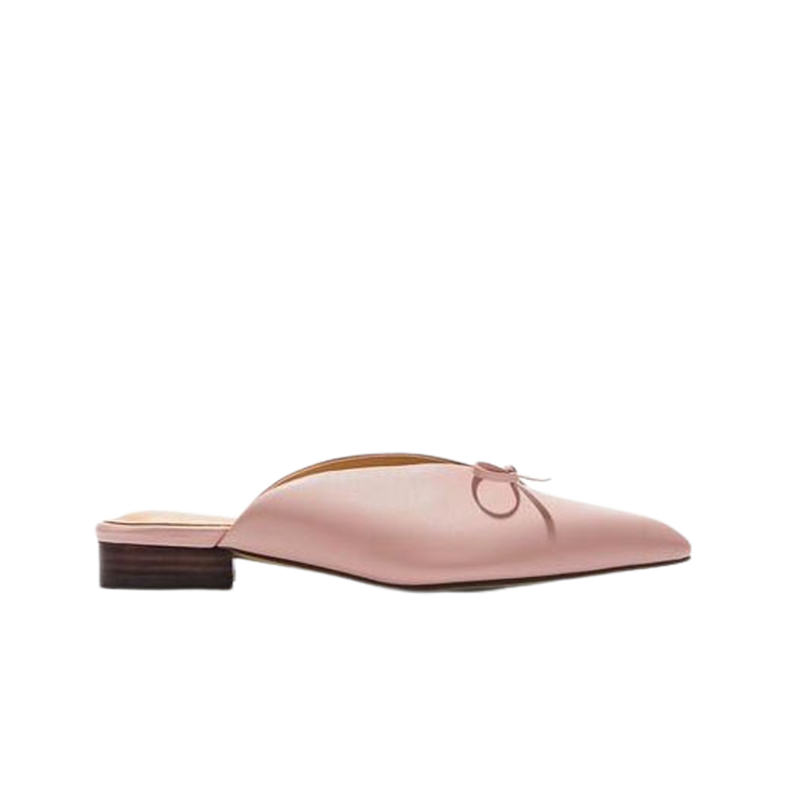 (W) 다이닛 리본 스틸레토 뮬 핑크((W) Deinet Ribbon Stilletto Mule in Pink)