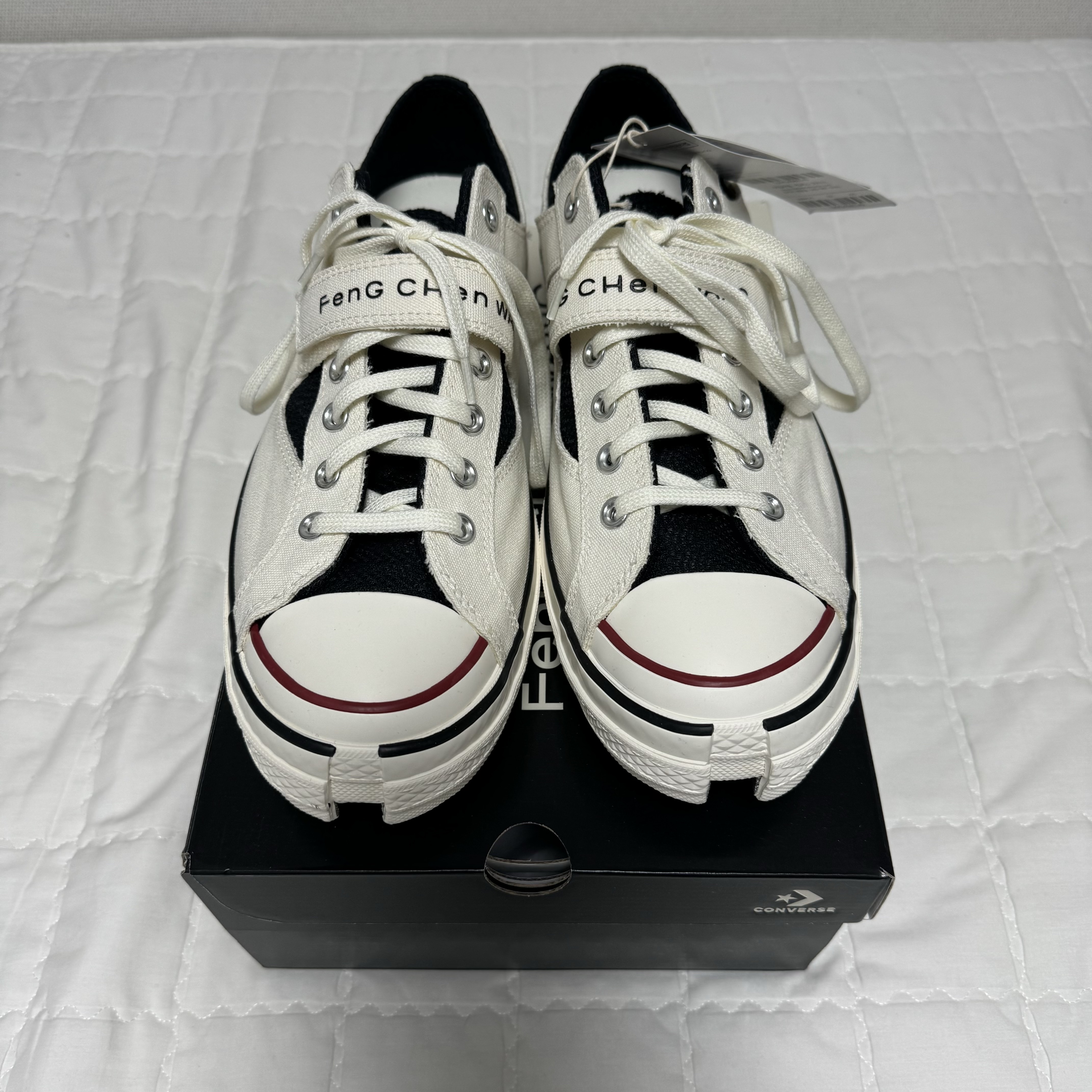 Converse x Feng Chen Wang Chuck 70 Ox 2-in-1 Black, Converse x Feng Chen Wang Chuck 70 Ox 2-in-1 Egret 착용 스타일 - 5