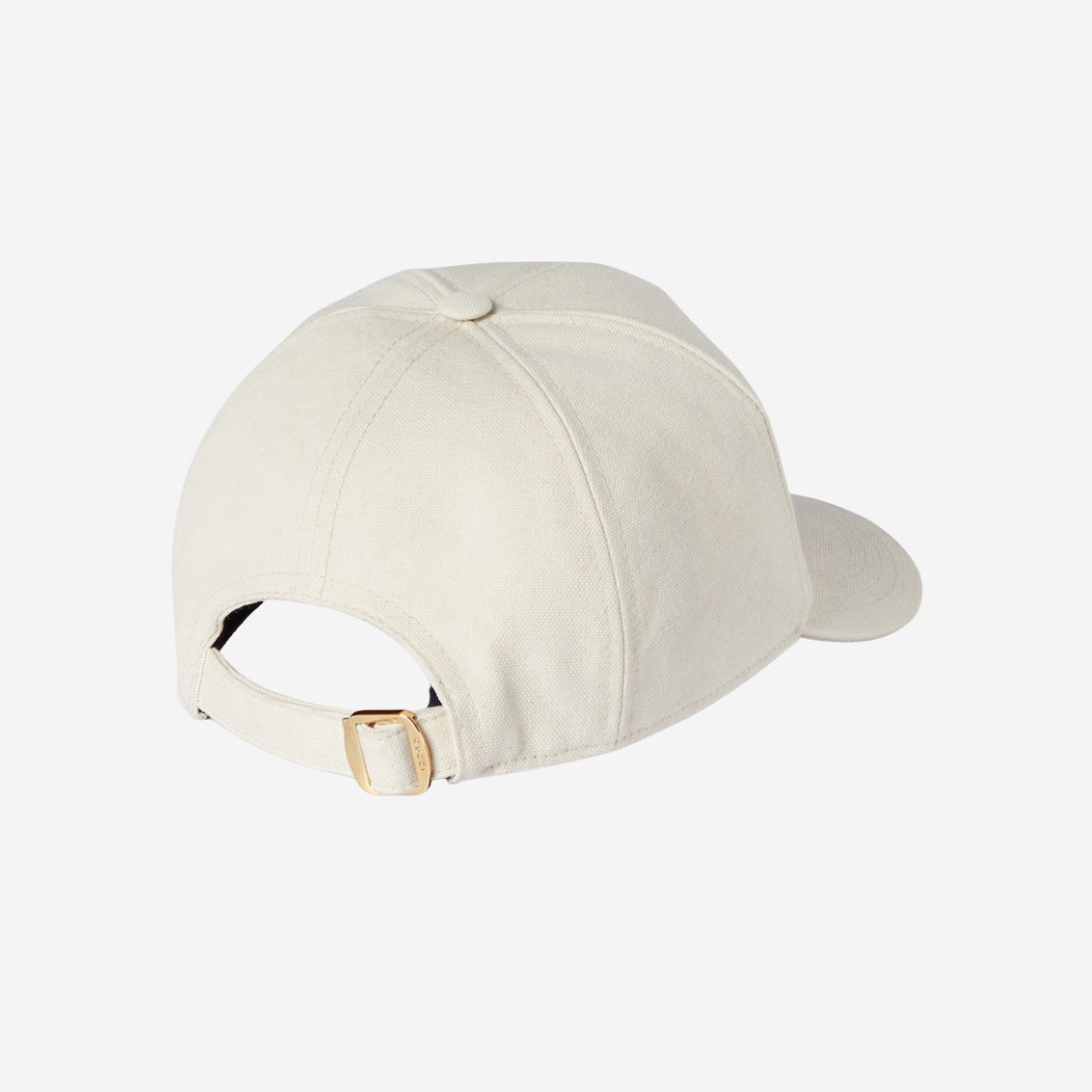 Gucci Baseball Hat with Gucci Script White 상세 이미지 3