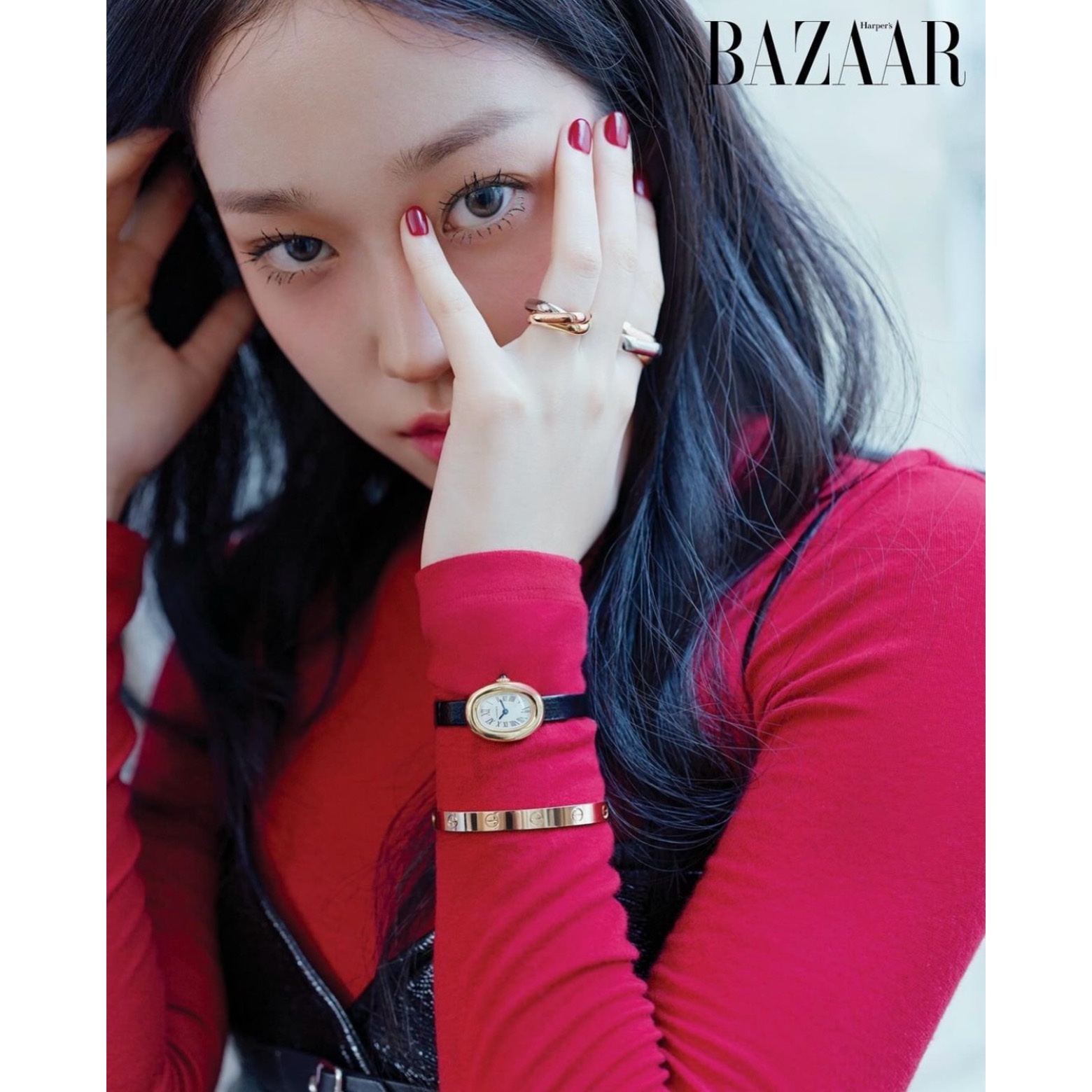 Cartier Love Bracelet Yellow Gold, Cartier Trinity Ring Classic White Gold Yellow Gold Rose Gold 착용 스타일 - 6