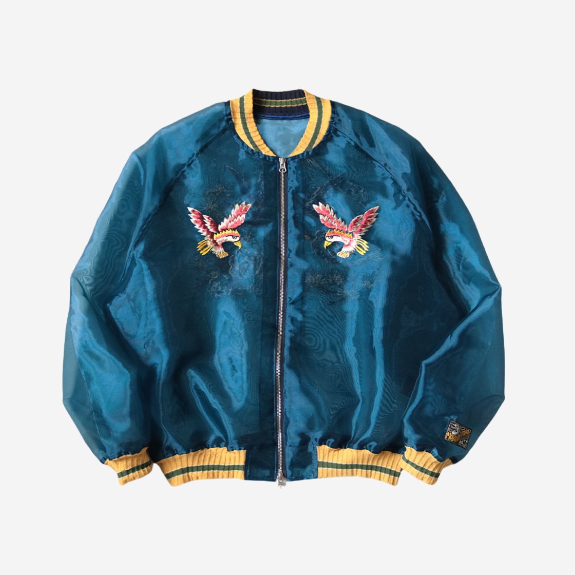 Kapital Sheer Pearl Mosquito Guard Souvenir Jacket Dark Blue 상세 이미지 1