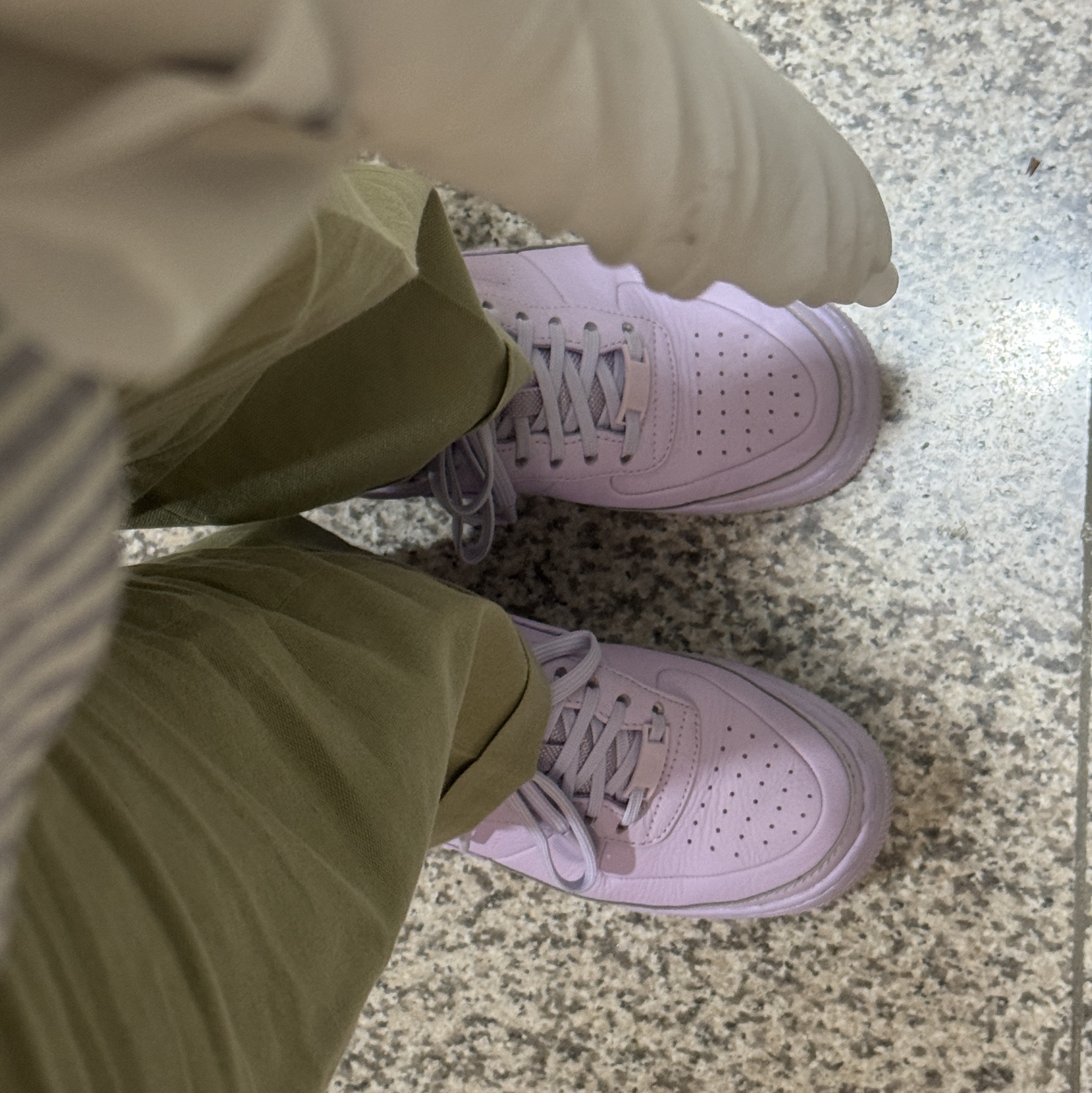 (W) Nike Air Force 1 Jester XX Violet Mist 착용 스타일