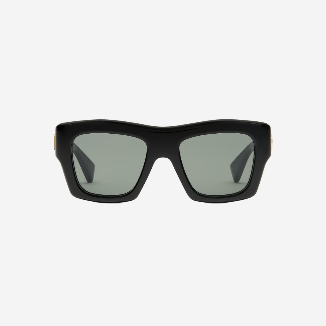 Gucci Square Frame Sunglasses Shiny Black Acetate Frame 상세 이미지 1