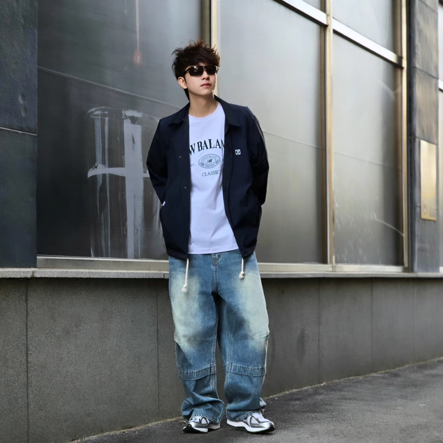New Balance 1906R White Gold 착용 스타일 - 5