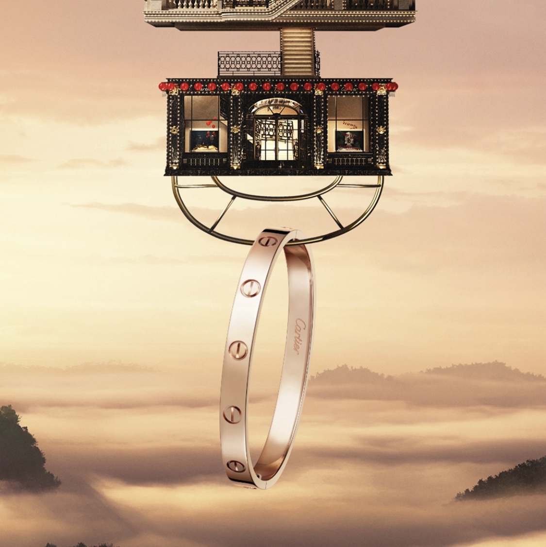 Cartier Love Bracelet Yellow Gold, Cartier Trinity Ring Classic White Gold Yellow Gold Rose Gold 착용 스타일 - 8