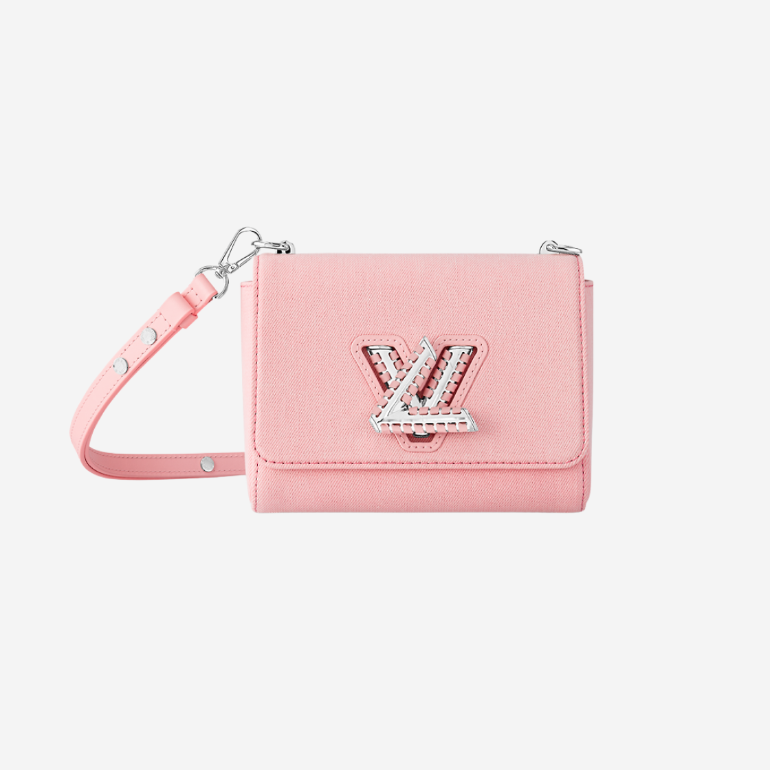 Louis Vuitton Twist PM Other Leathers Rose Pink Denim 상세 이미지 1