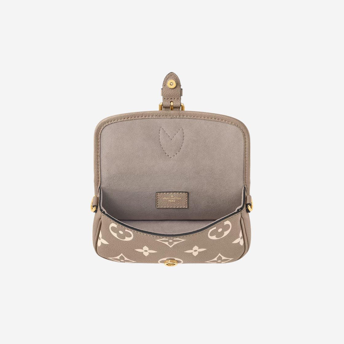 Louis Vuitton Nano Diane Bicolor Monogram Empreinte Leather Tourterelle Beige 상세 이미지 3