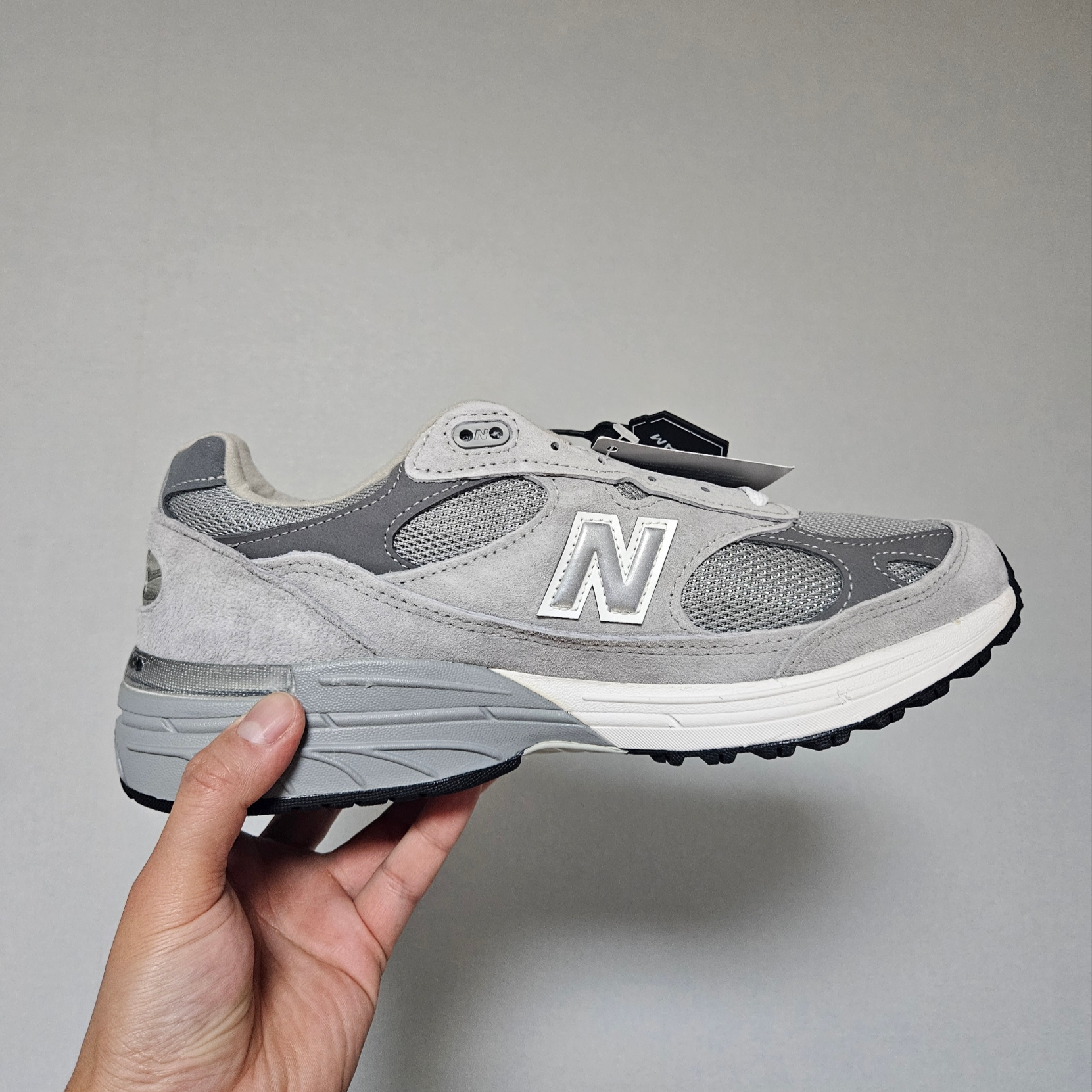 New Balance 993 Made in USA Grey - D Standard 착용 스타일