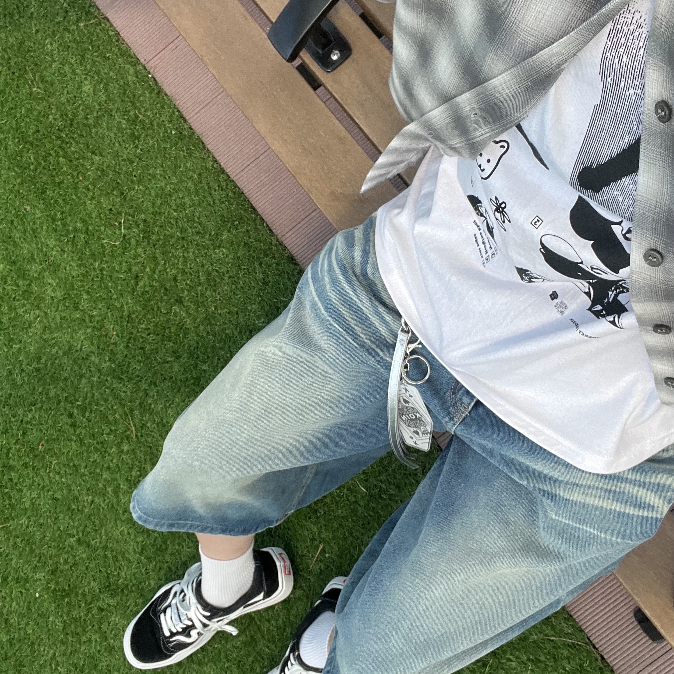 ETCE Ghost Cap Washed Camo, Apple AirPods Max Lightning Green (Korean Ver.) 착용 스타일 - 7