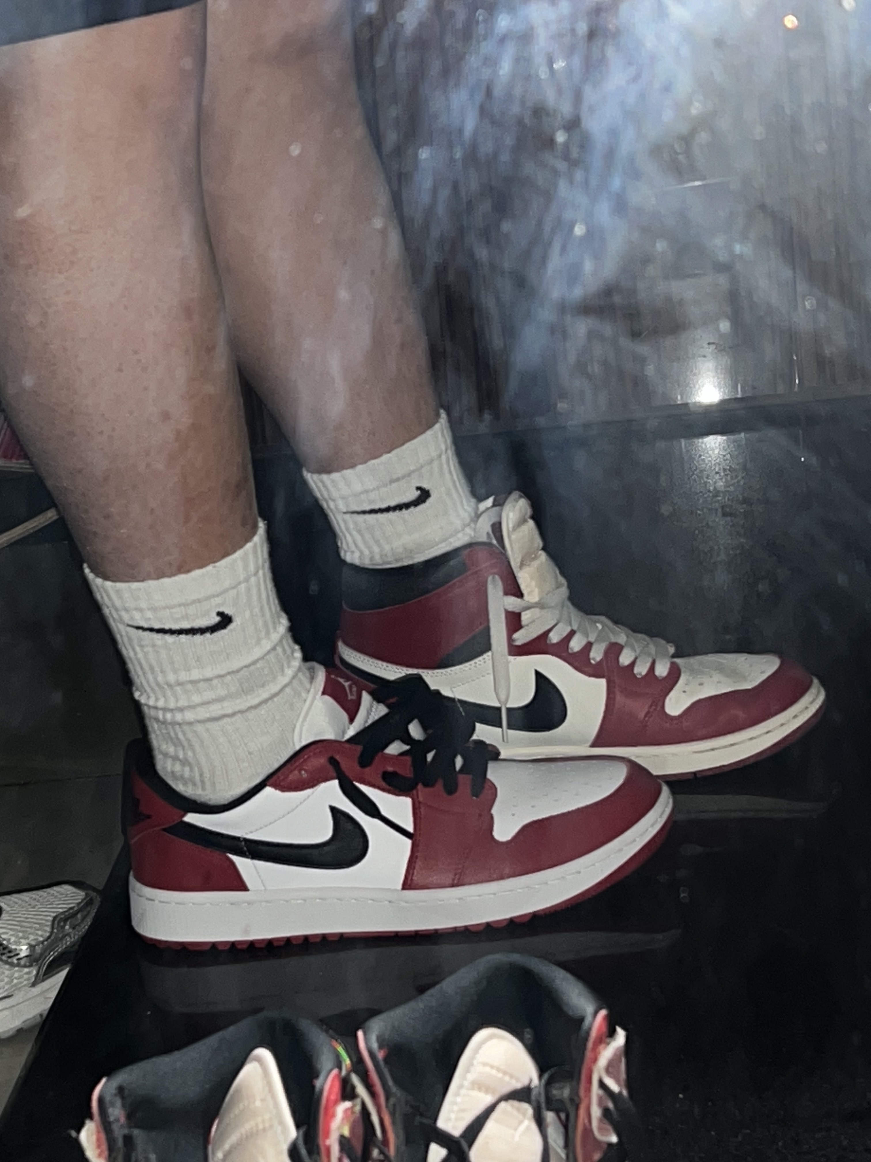 Jordan 1 Low Golf Chicago, Jordan 1 Retro High OG Chicago 2022 착용 스타일