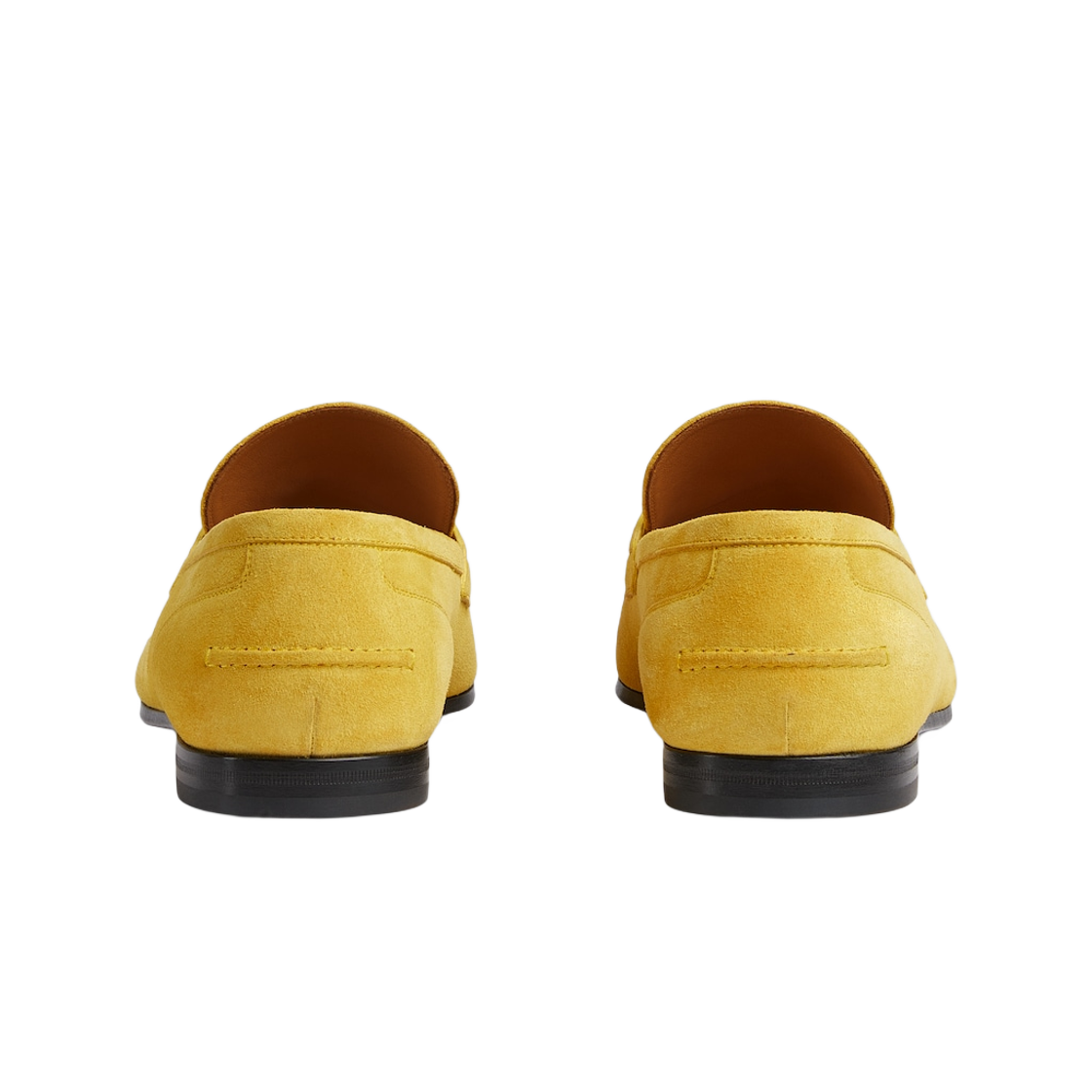 Gucci Jordaan Loafer Blake Construction Bright Yellow Suede 상세 이미지 3