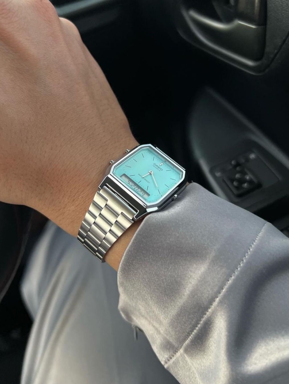 Casio LTP-V007L-9B, Casio AQ-230A-2A2MQY 착용 스타일 - 2