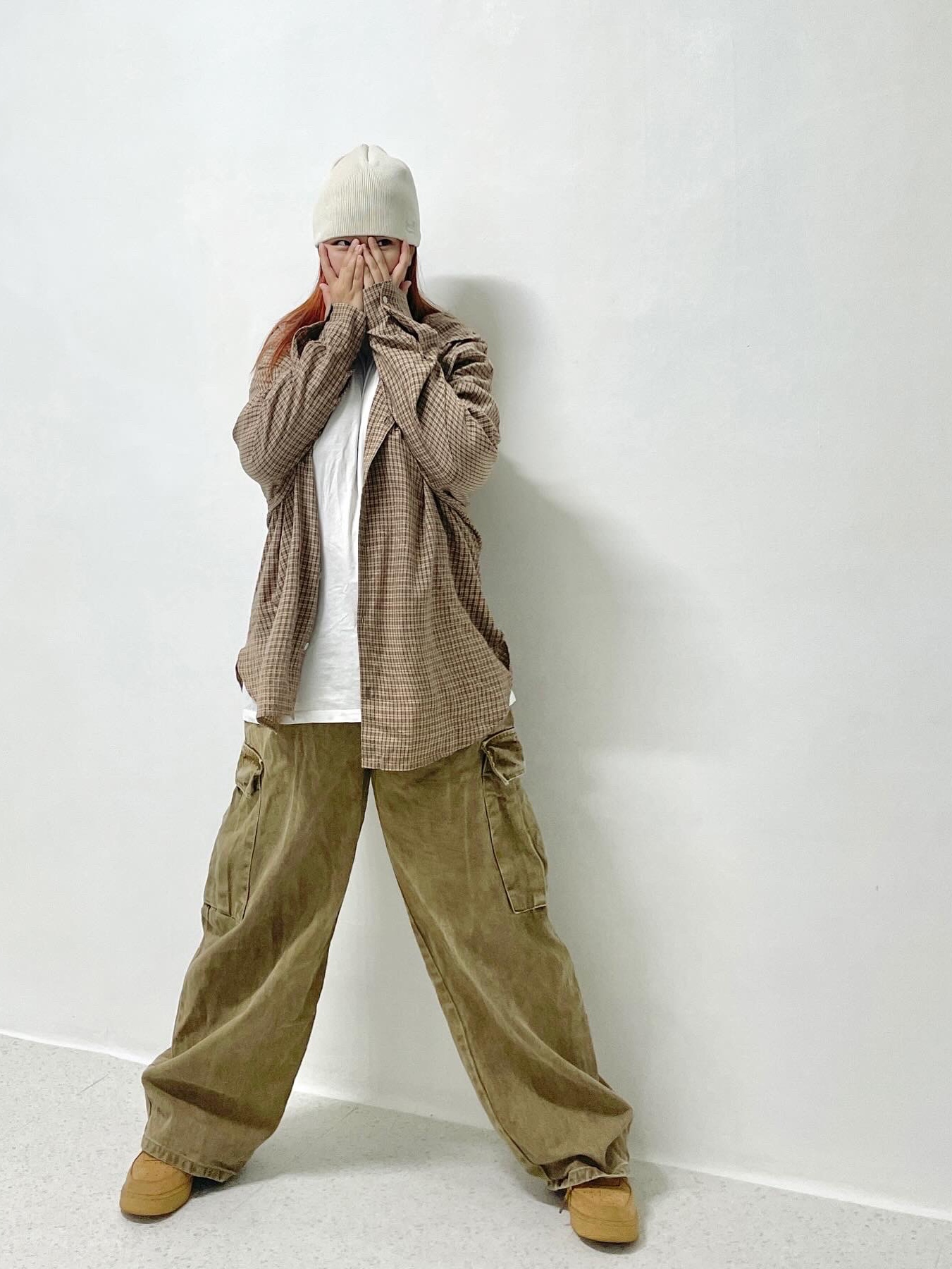 Nike Air Force 1 '07 WB Flax 착용 스타일 - 2