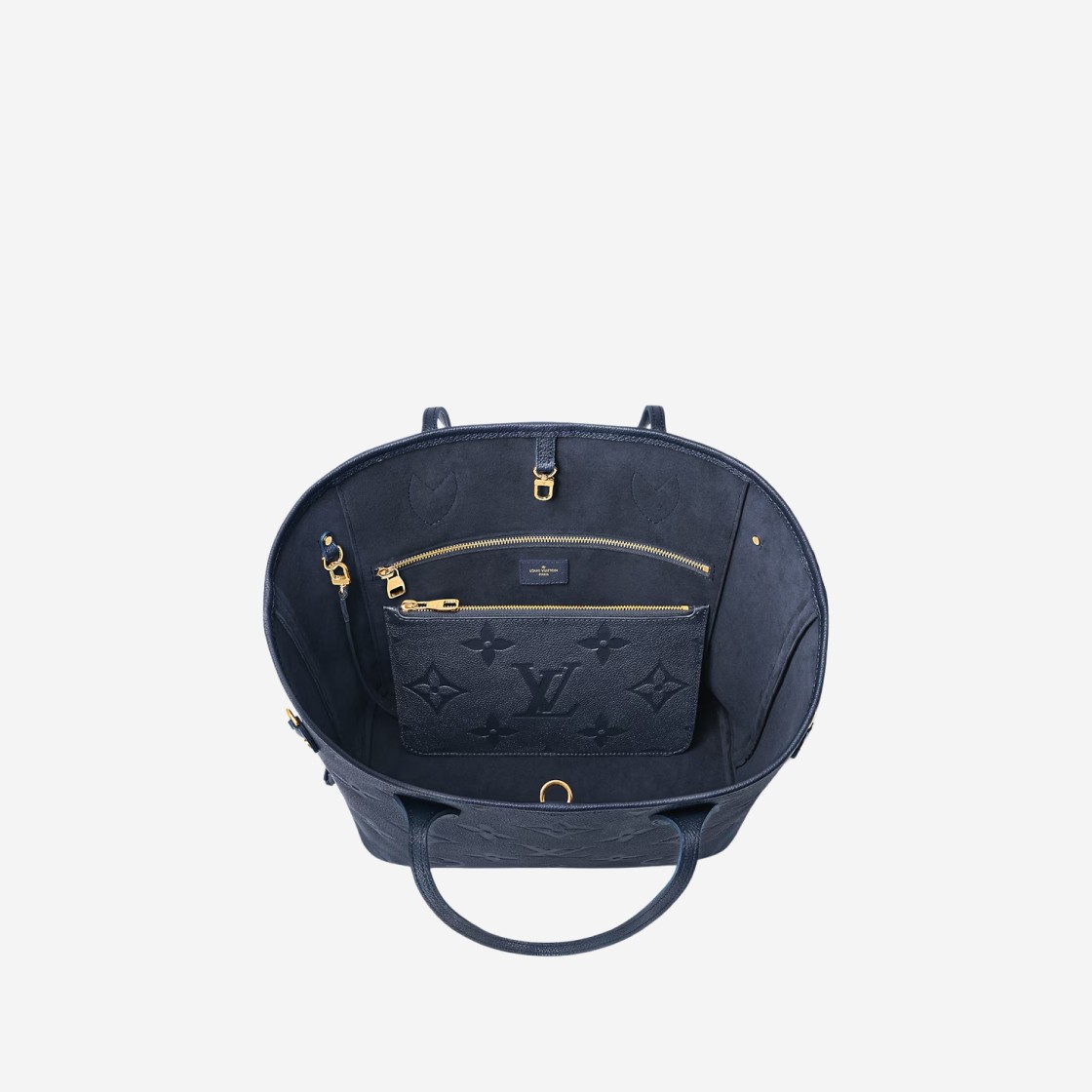 Louis Vuitton Neverfull MM Monogram Empreinte Navy 상세 이미지 3