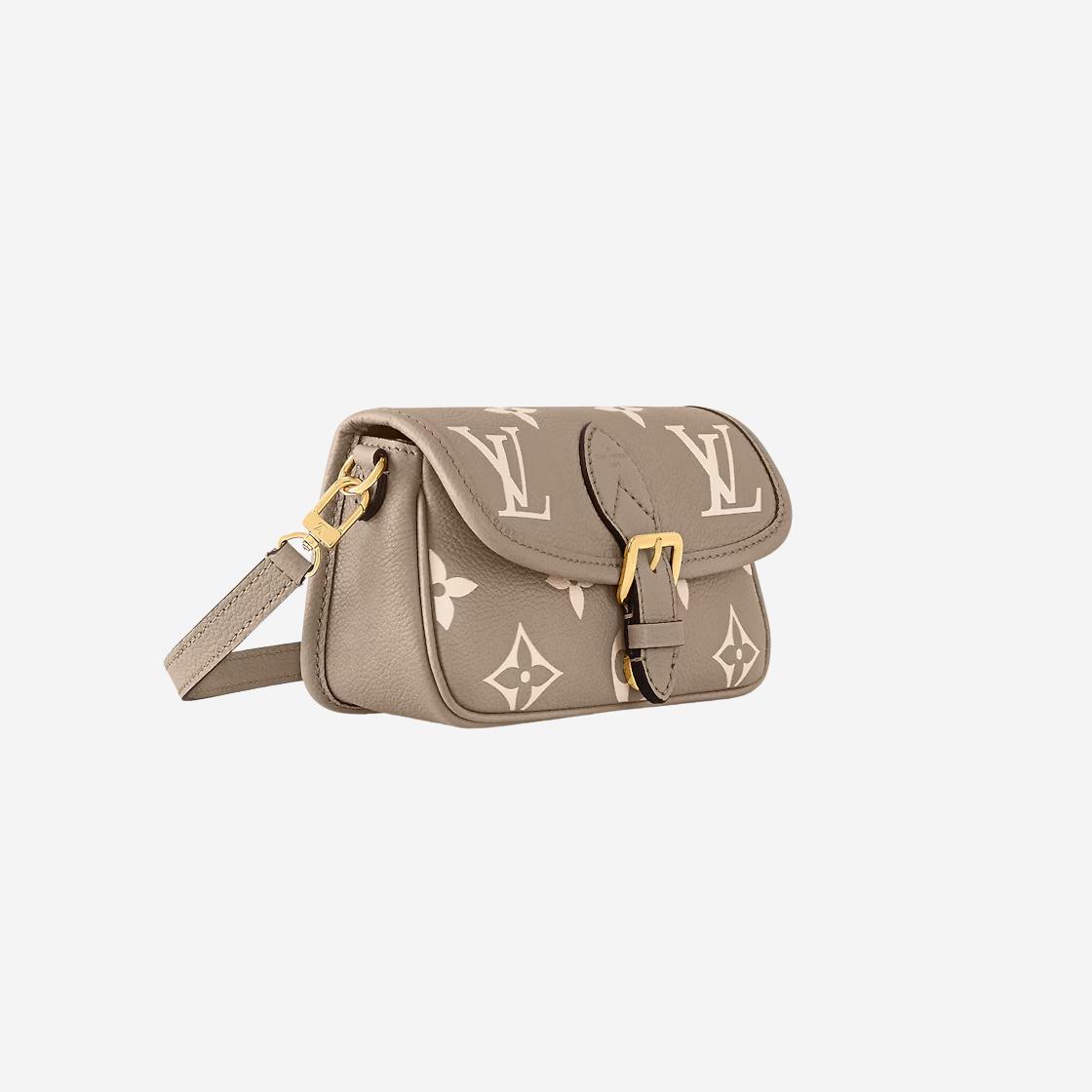 Louis Vuitton Nano Diane Bicolor Monogram Empreinte Leather Tourterelle Beige 상세 이미지 2