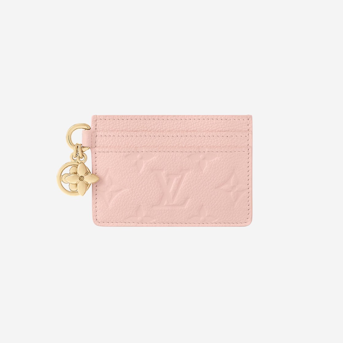 Louis Vuitton LV Charms Card Holder Monogram Empreinte Pink Opale 상세 이미지 1