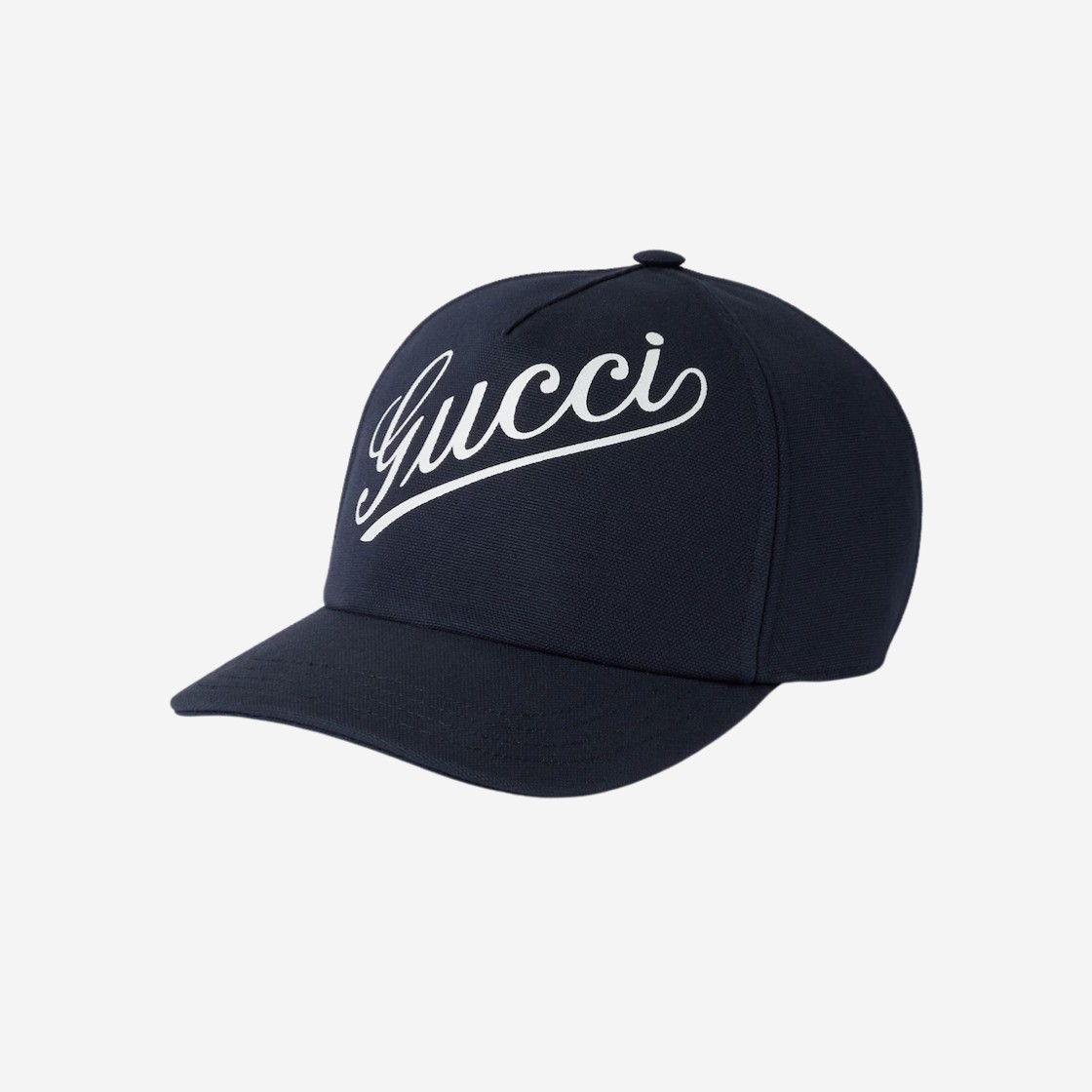 Gucci Baseball Hat with Gucci Script Blue 상세 이미지 1