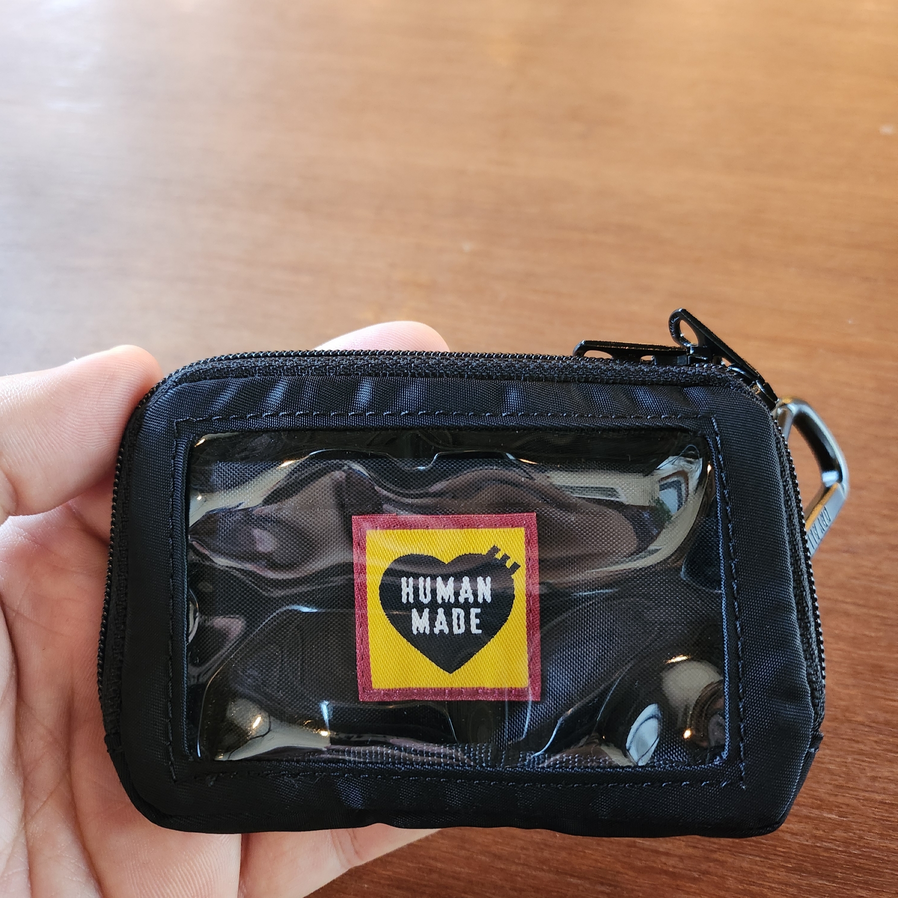 Human Made Military Card Case Black, Supreme Webbing Keychain Red - 23SS 착용 스타일 - 1