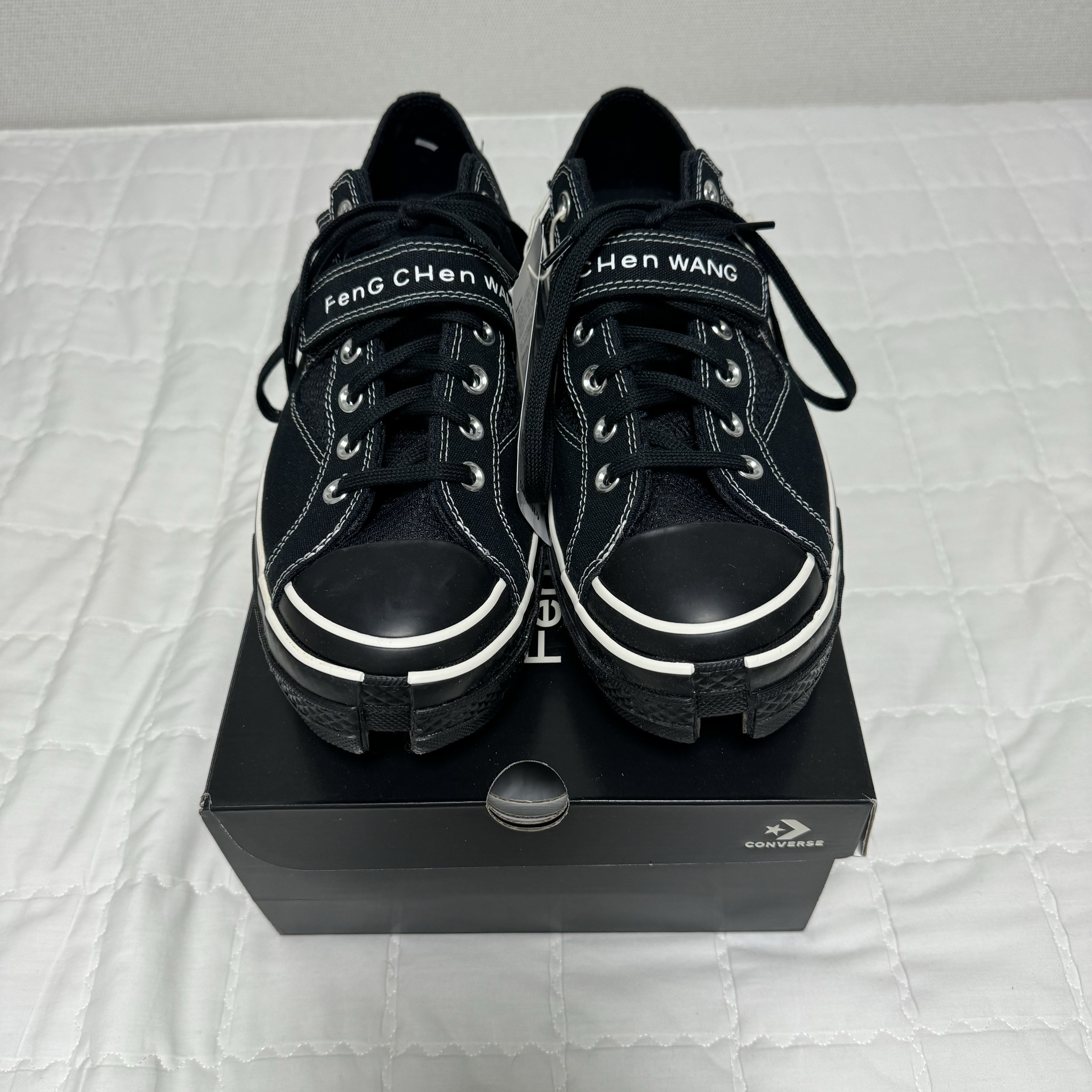 Converse x Feng Chen Wang Chuck 70 Ox 2-in-1 Black, Converse x Feng Chen Wang Chuck 70 Ox 2-in-1 Egret 착용 스타일 - 8