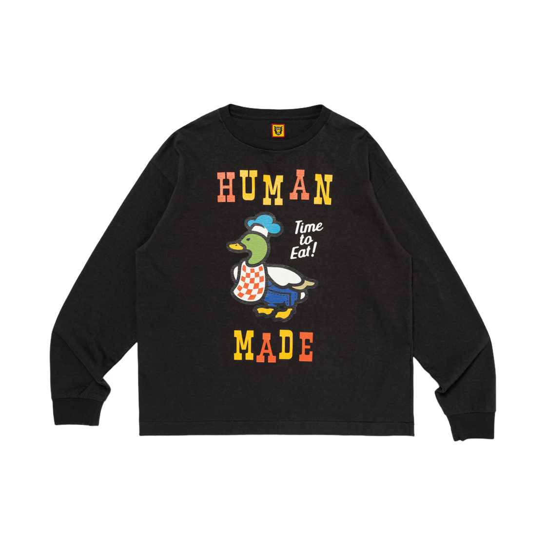 휴먼 메이드 그래픽 롱슬리브 티셔츠 블랙 | Human Made | KREAM Human Made Graphic L/S T-Shirt Black